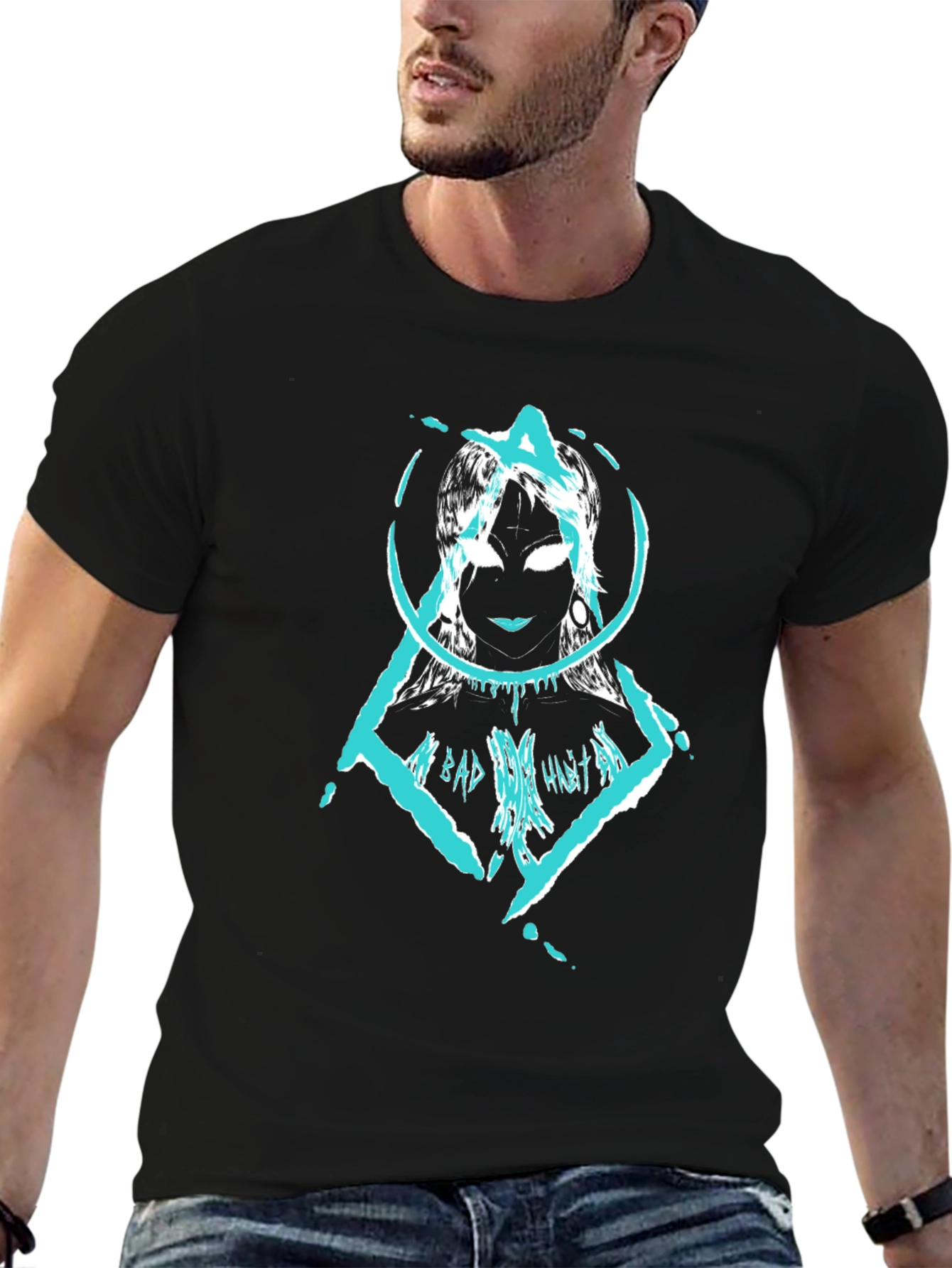 Edgy Graphic Tee: Dark Art Aesthetic T-Shirt
