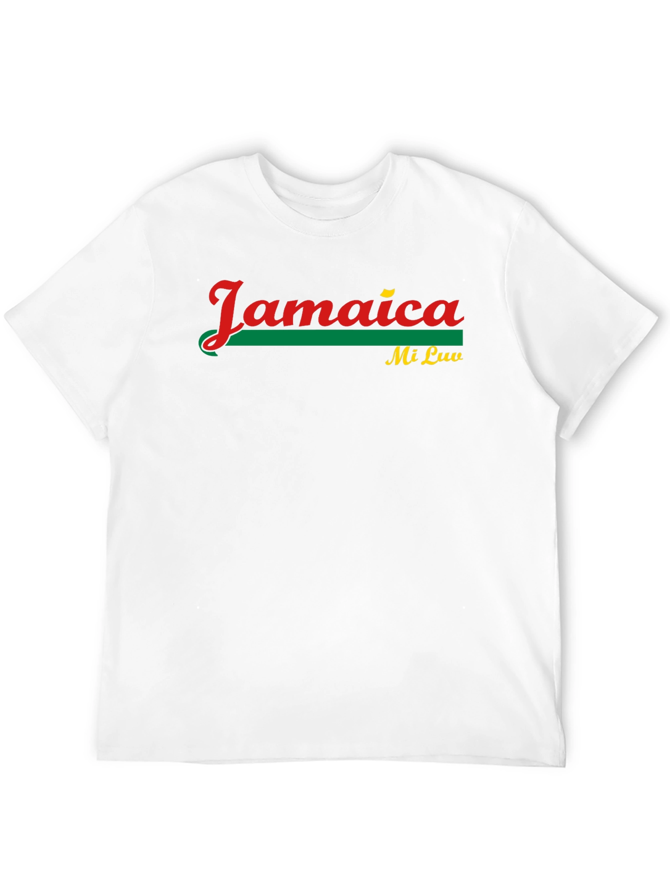 Jamaica Mi Luv Black Graphic Tee