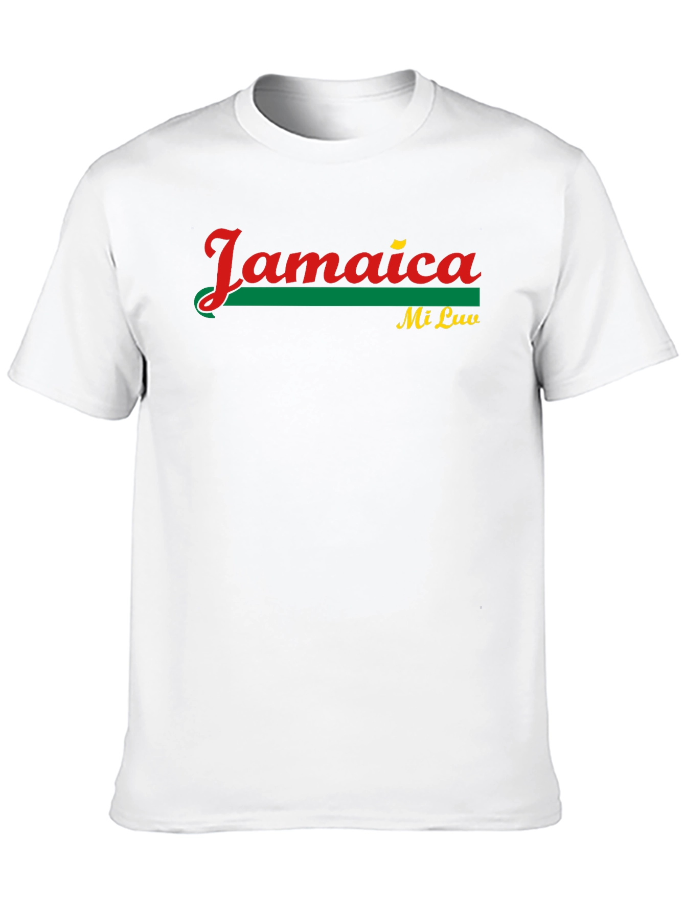 Jamaica Mi Luv Black Graphic Tee