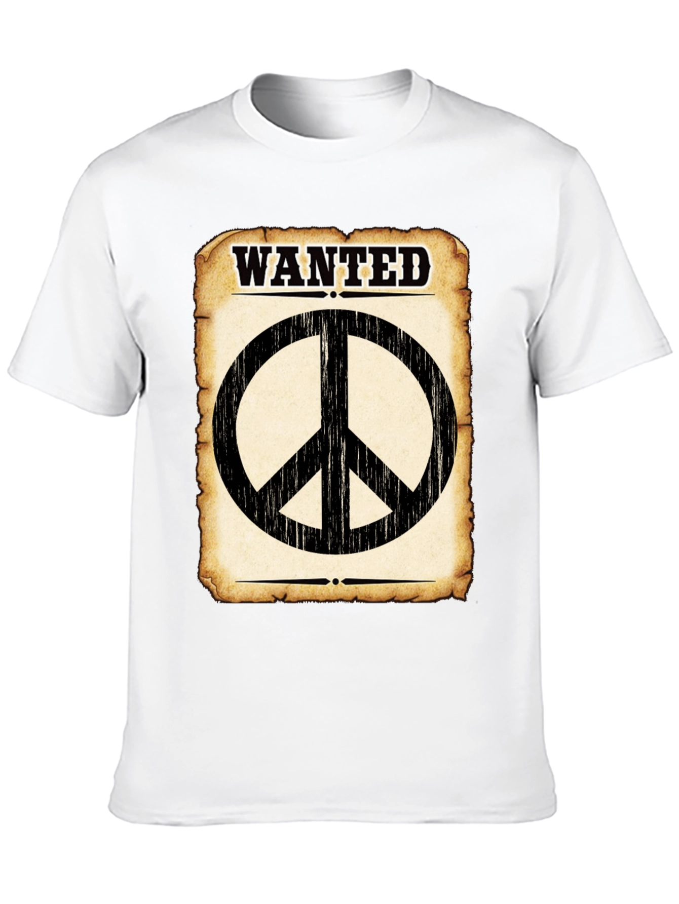 Wanted Peace Sign T-Shirt