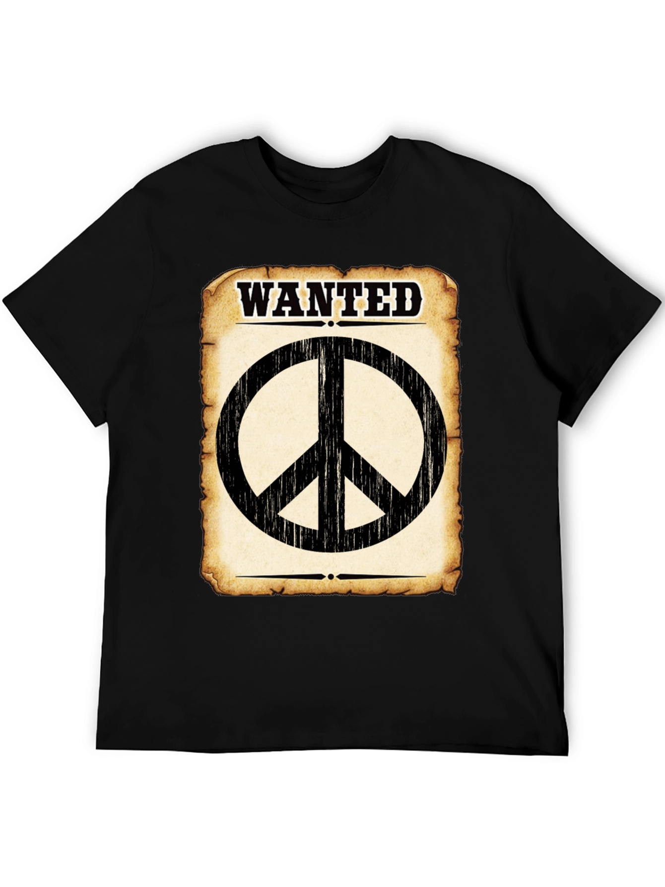 Wanted Peace Sign T-Shirt
