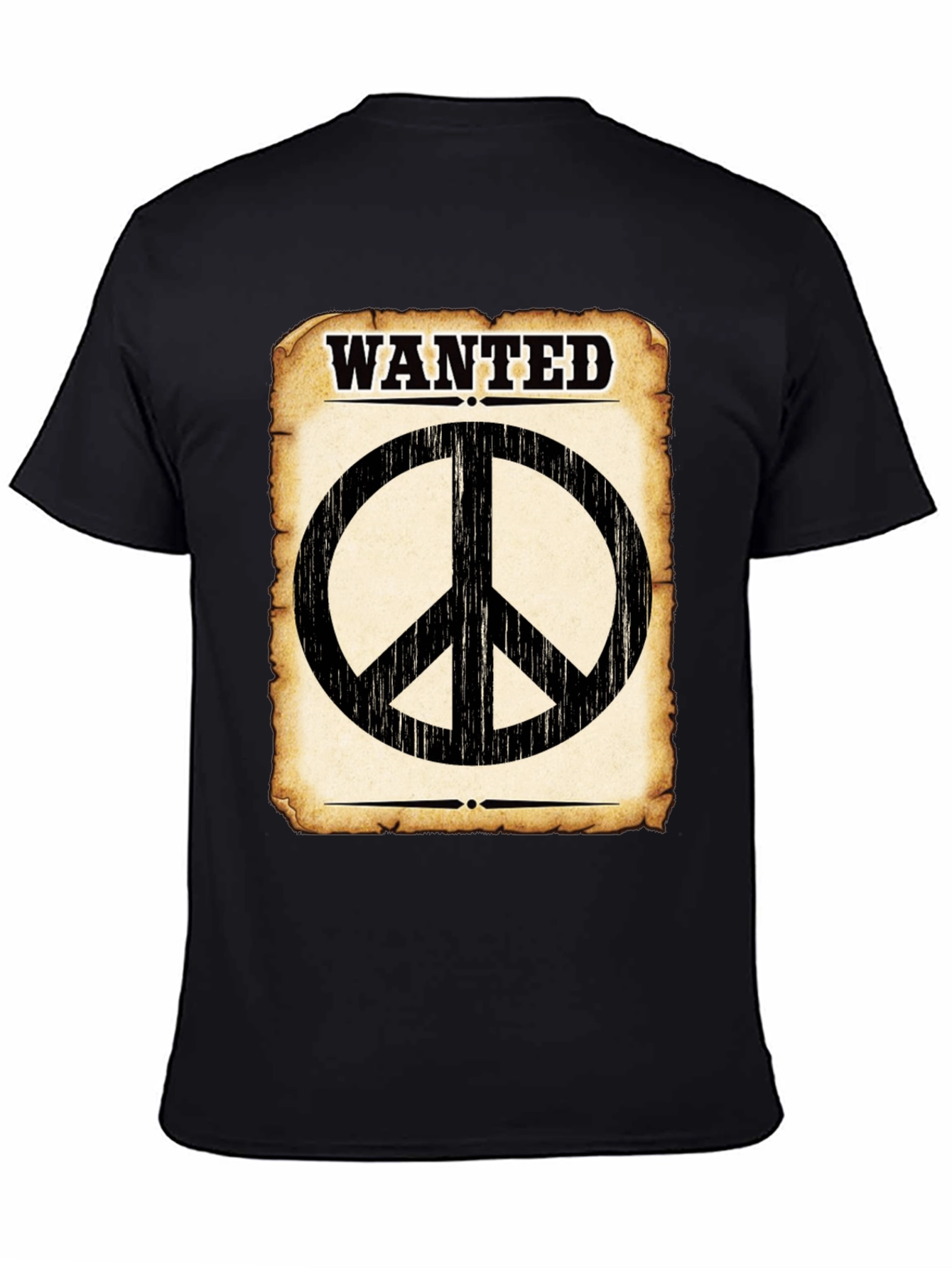 Wanted Peace Sign T-Shirt