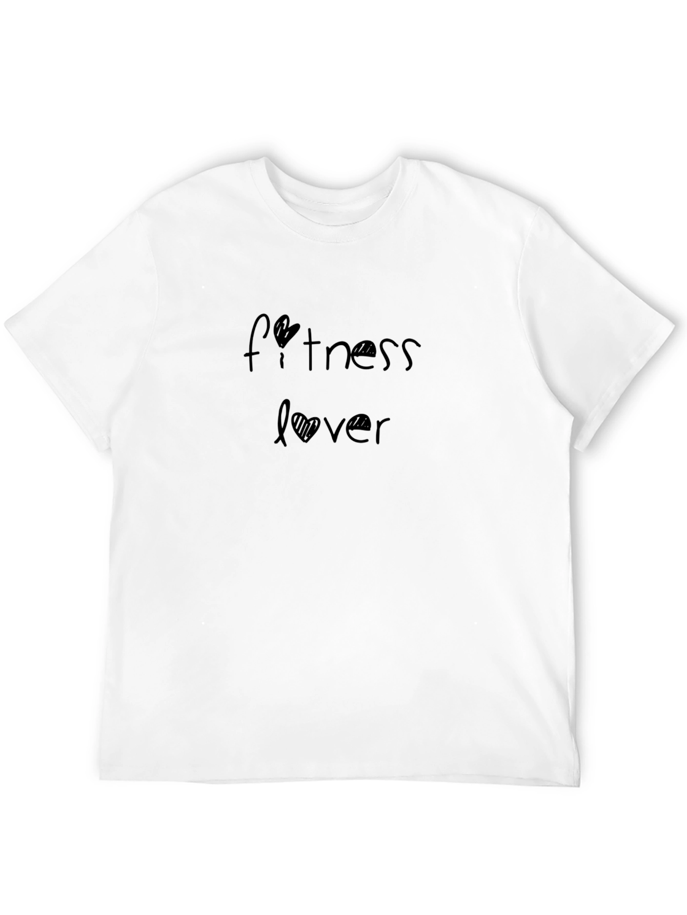 Fitness Lover Black T-Shirt