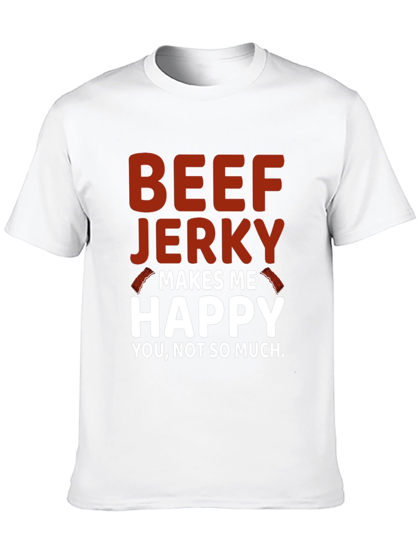 Beef Jerky Makes Me Happy Graphic Tee