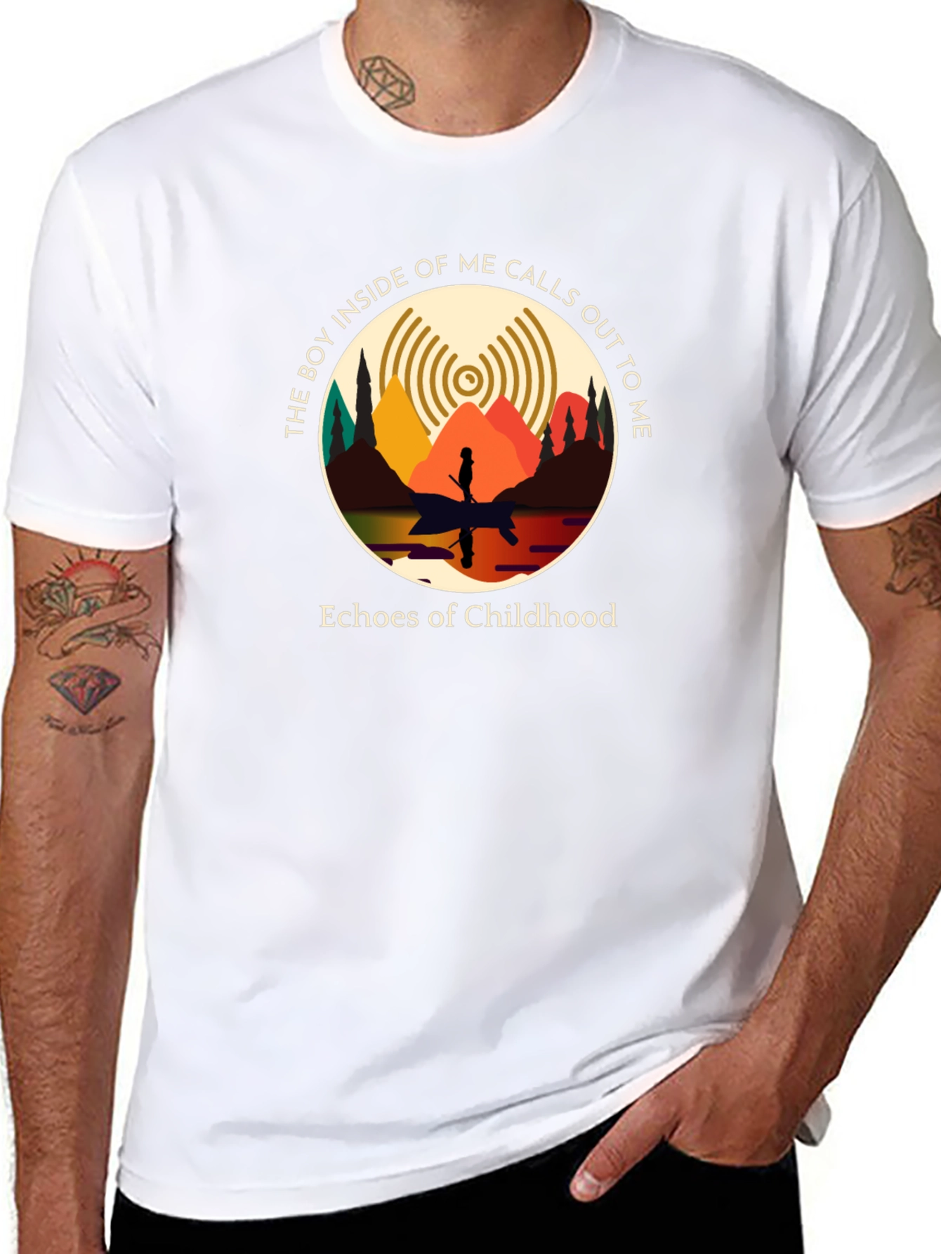 Echoes of Childhood T-Shirt: Nostalgic Graphic Tee