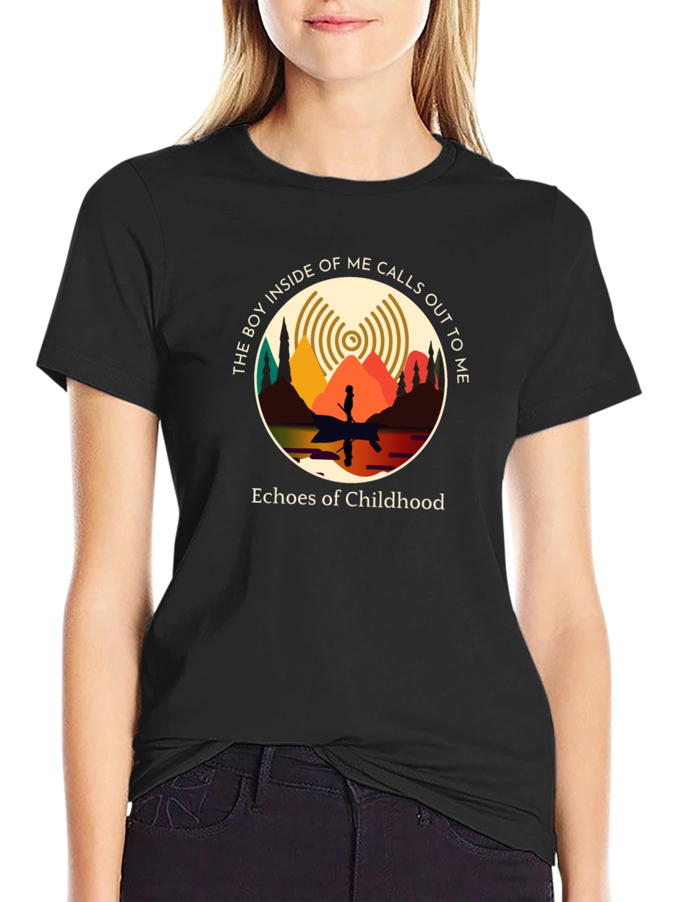 Echoes of Childhood T-Shirt: Nostalgic Graphic Tee