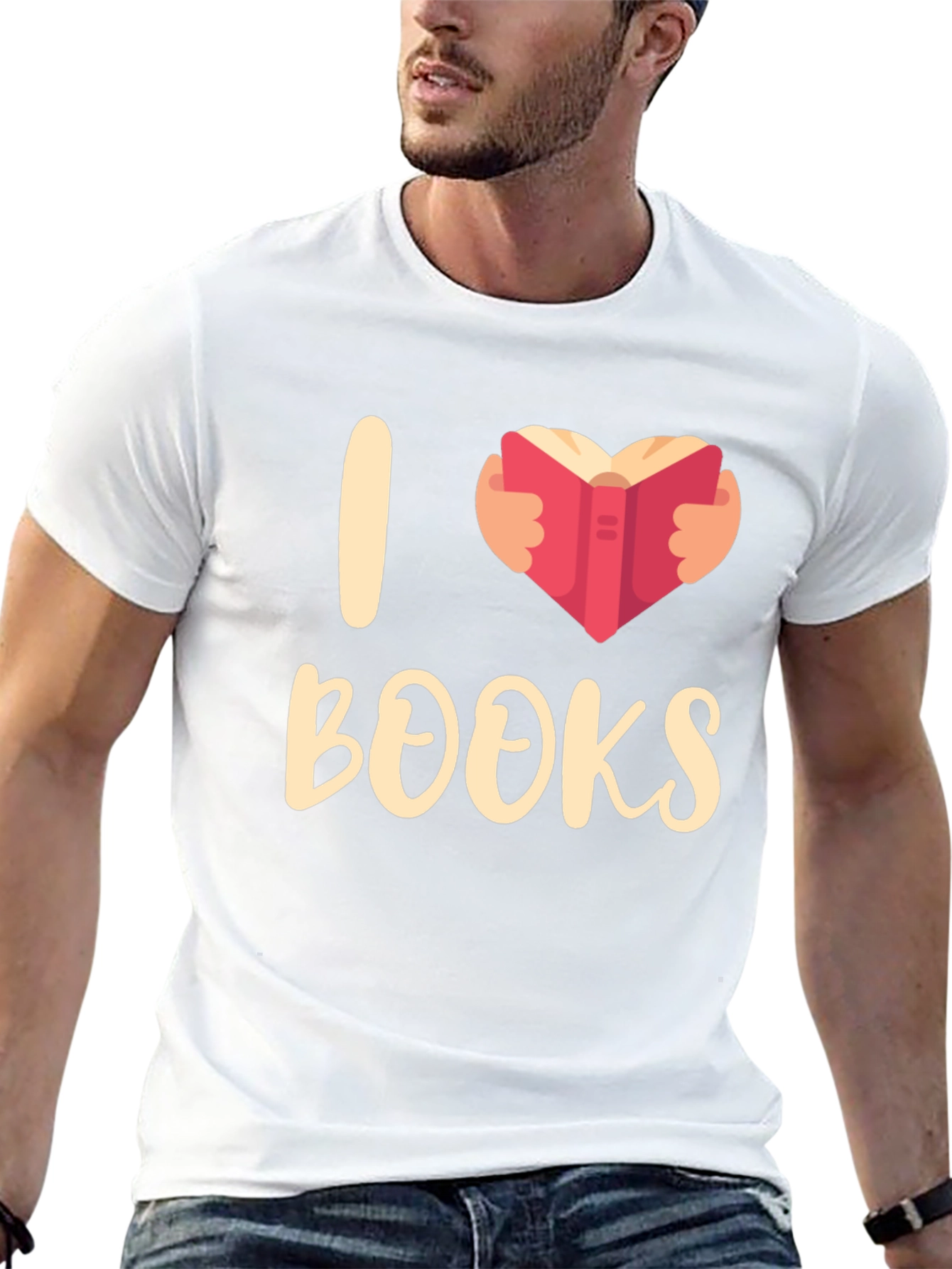 I Heart Books T-Shirt - Book Lover Apparel