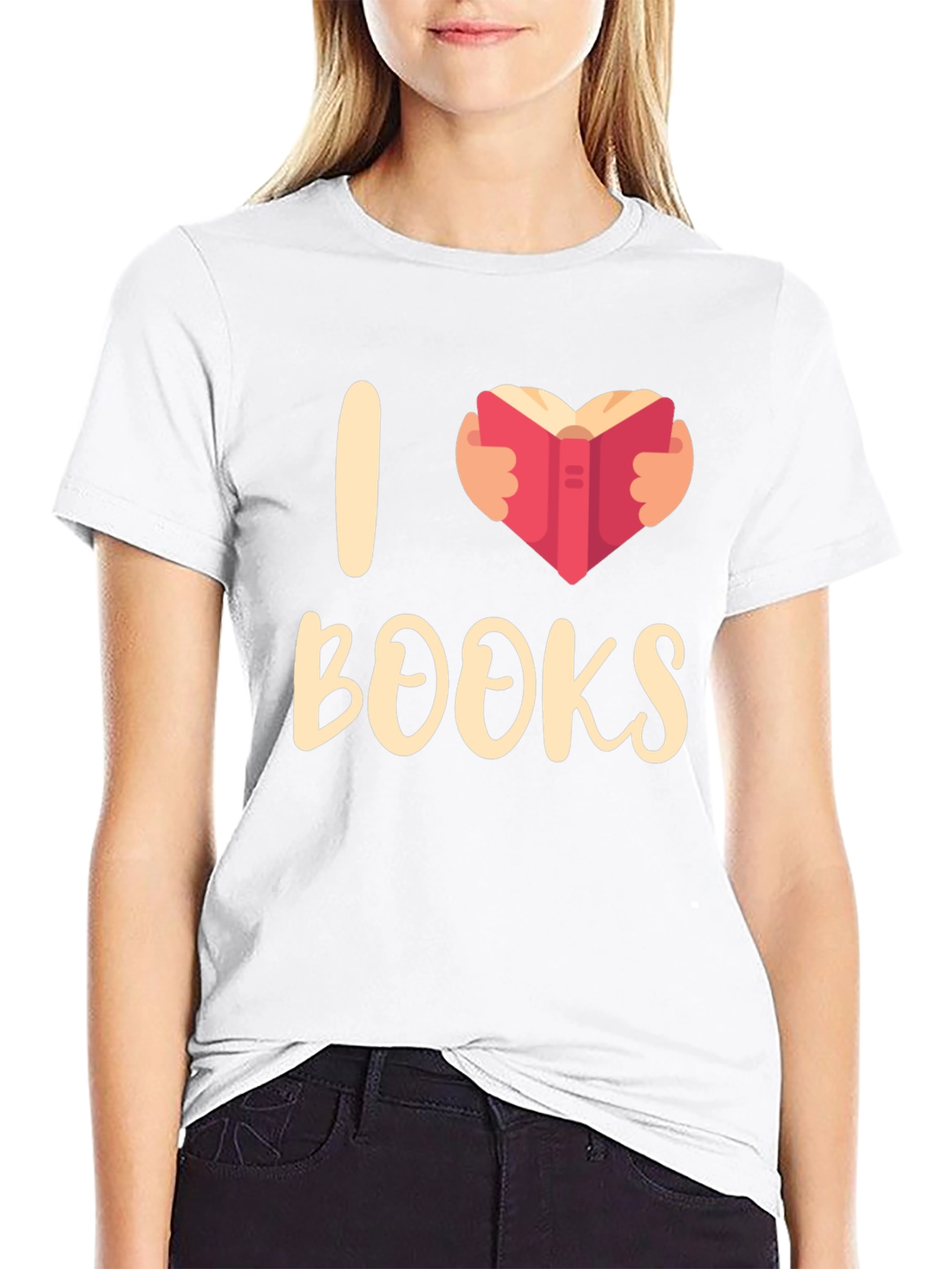 I Heart Books T-Shirt - Book Lover Apparel
