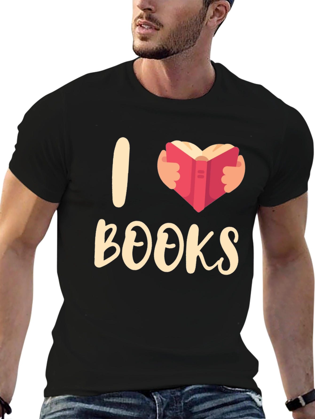 I Heart Books T-Shirt - Book Lover Apparel