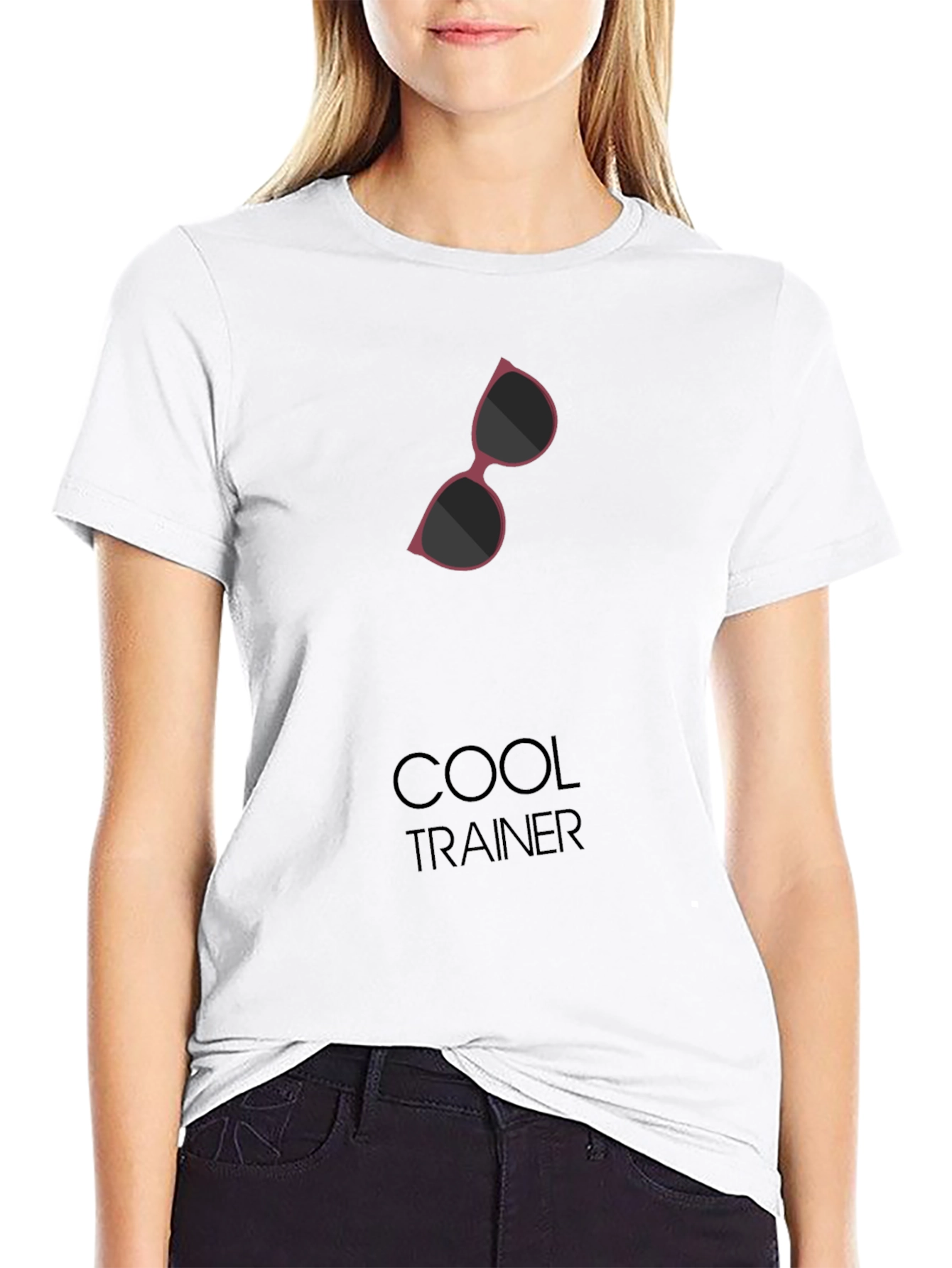 Cool Trainer Graphic Tee - Black Casual T-Shirt