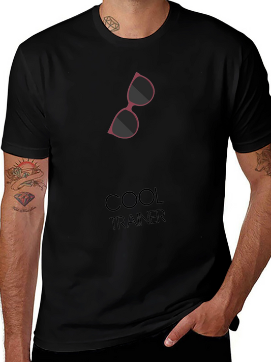 Cool Trainer Graphic Tee - Black Casual T-Shirt