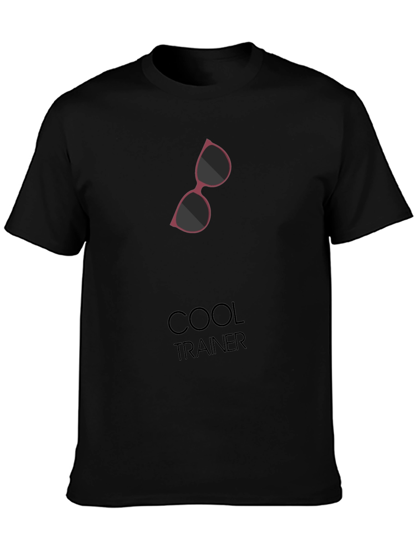 Cool Trainer Graphic Tee - Black Casual T-Shirt