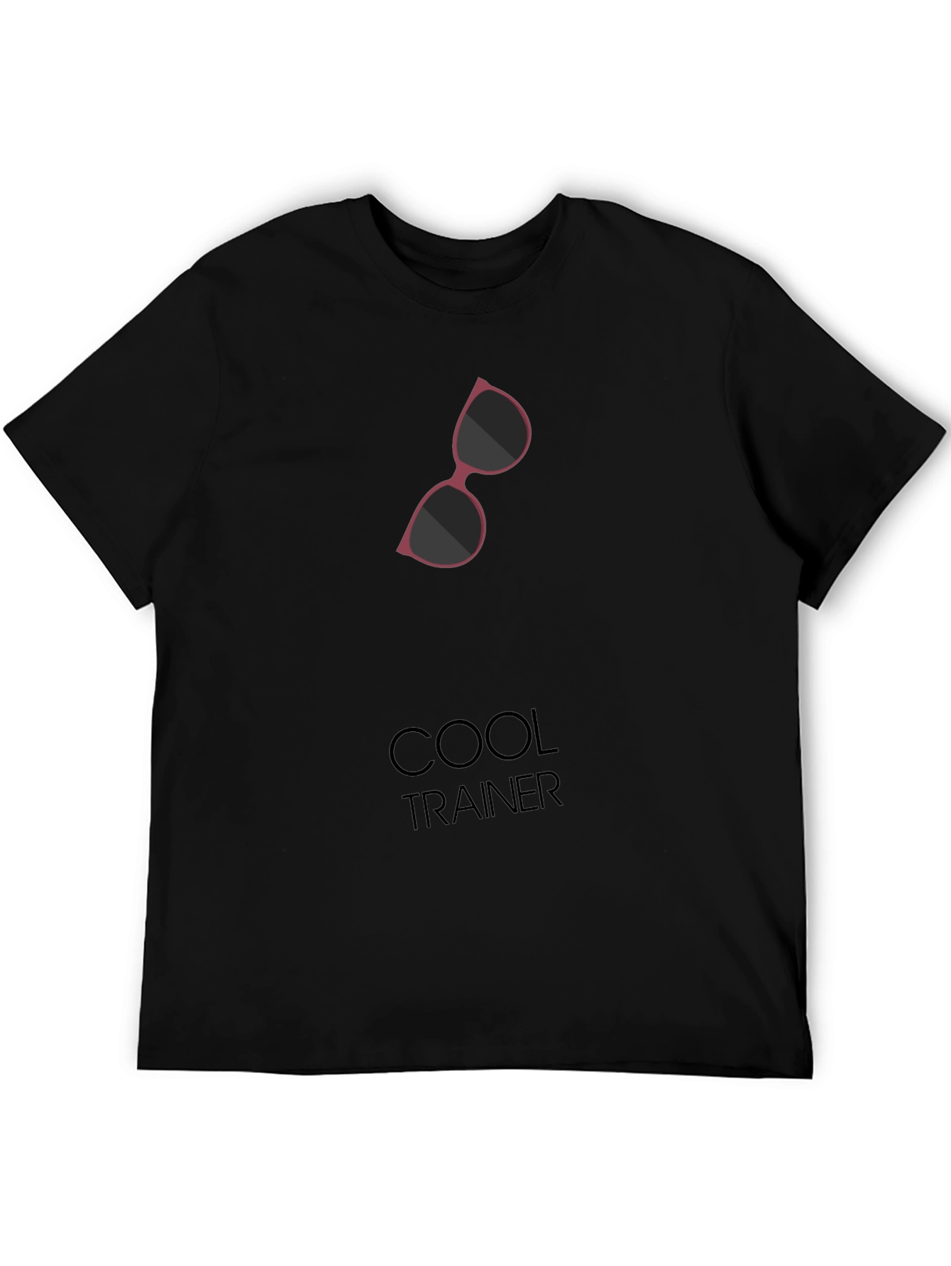 Cool Trainer Graphic Tee - Black Casual T-Shirt
