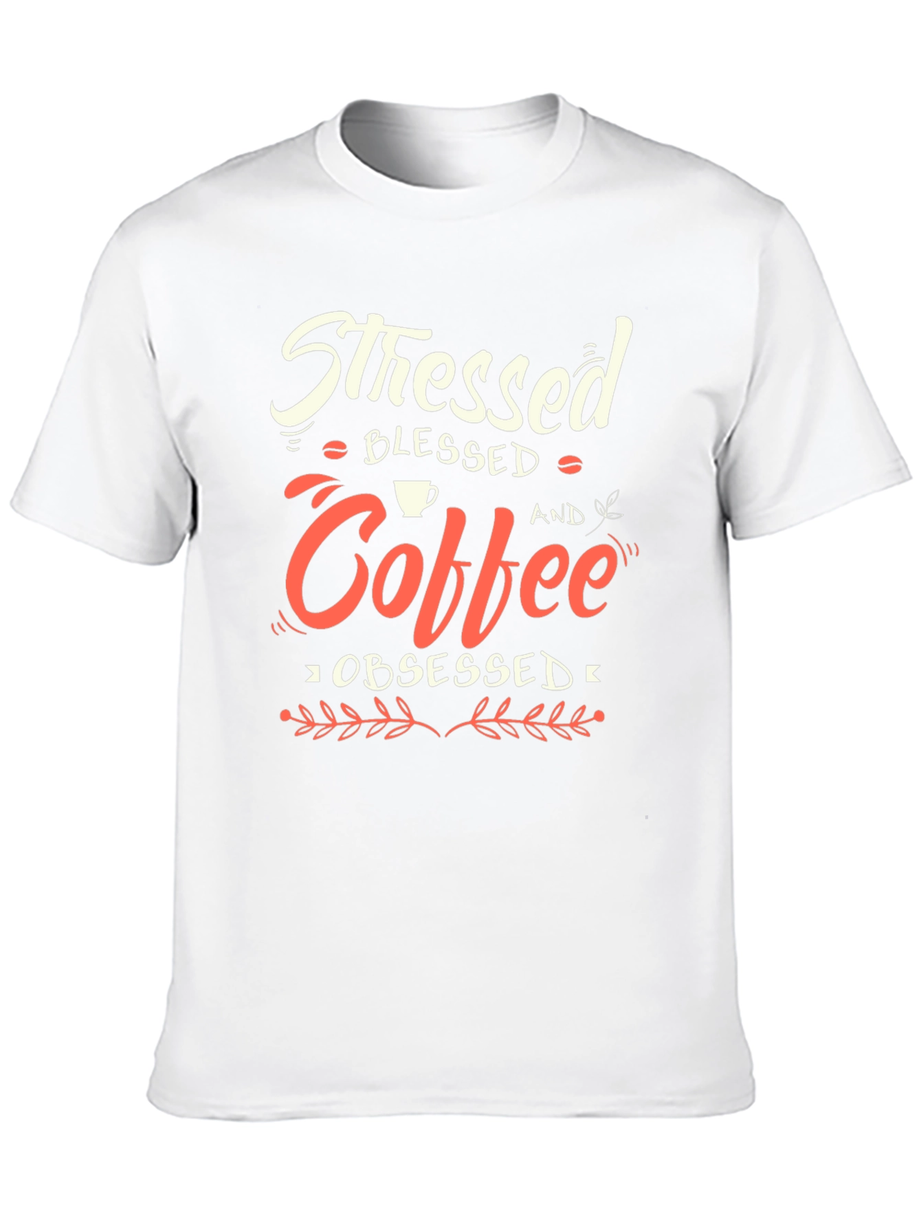 Stressed Blessed Coffee Obsessed T-Shirt