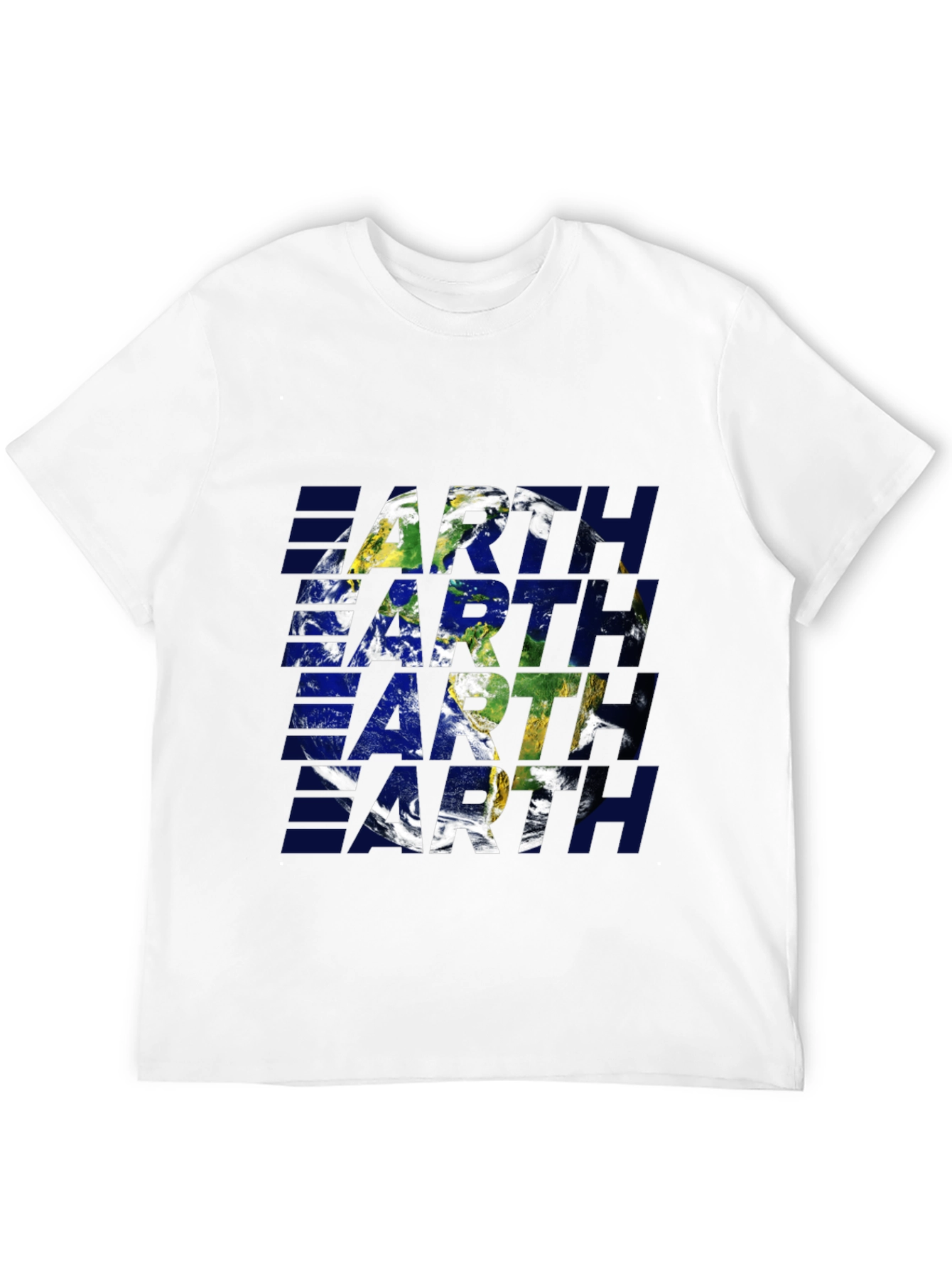 Earth Graphic Tee - Stylish Planet Design
