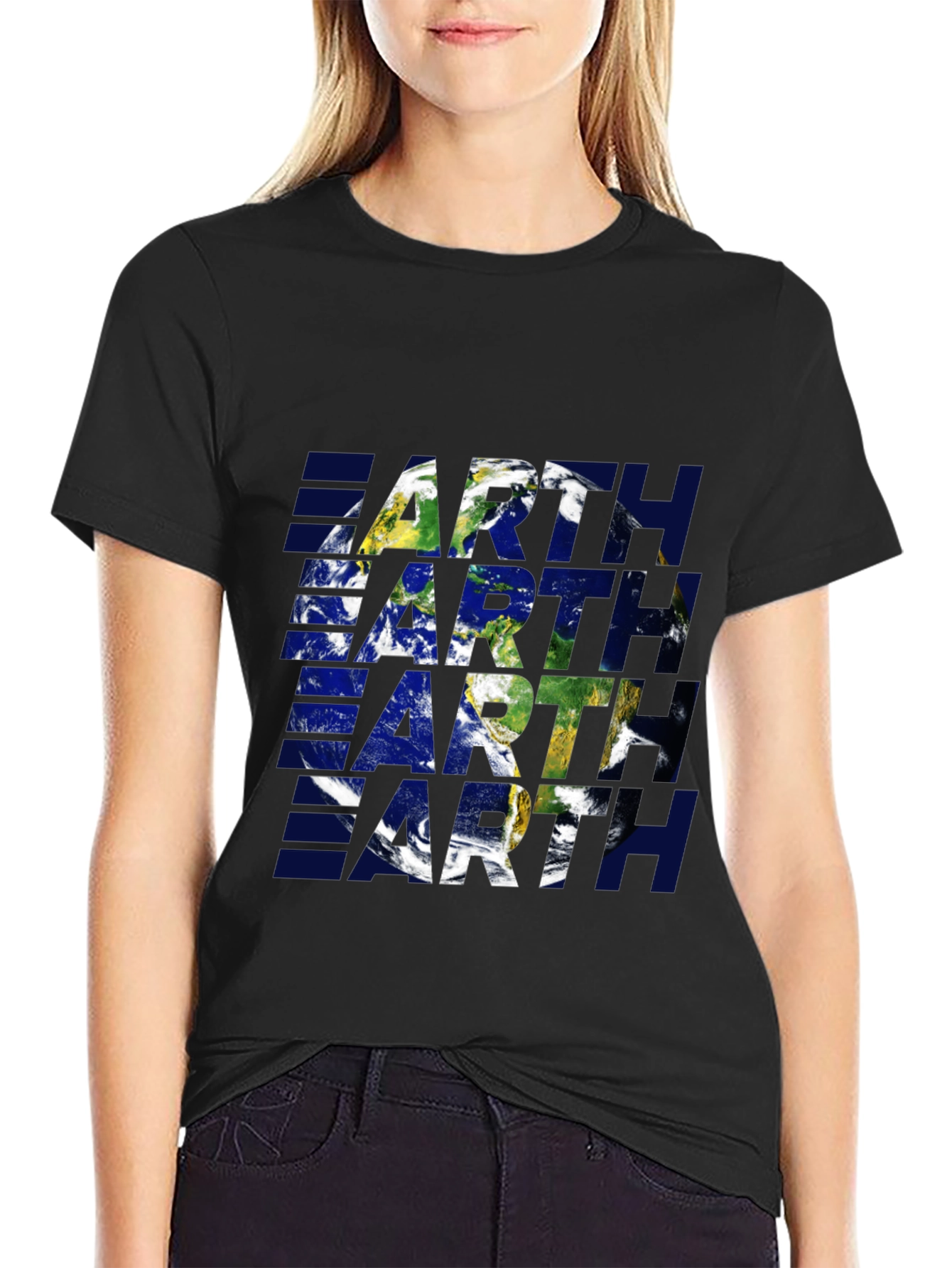 Earth Graphic Tee - Stylish Planet Design