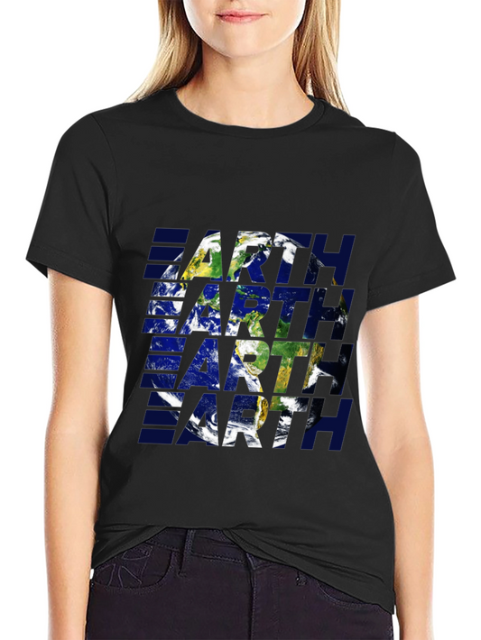 Earth Graphic Tee - Stylish Planet Design