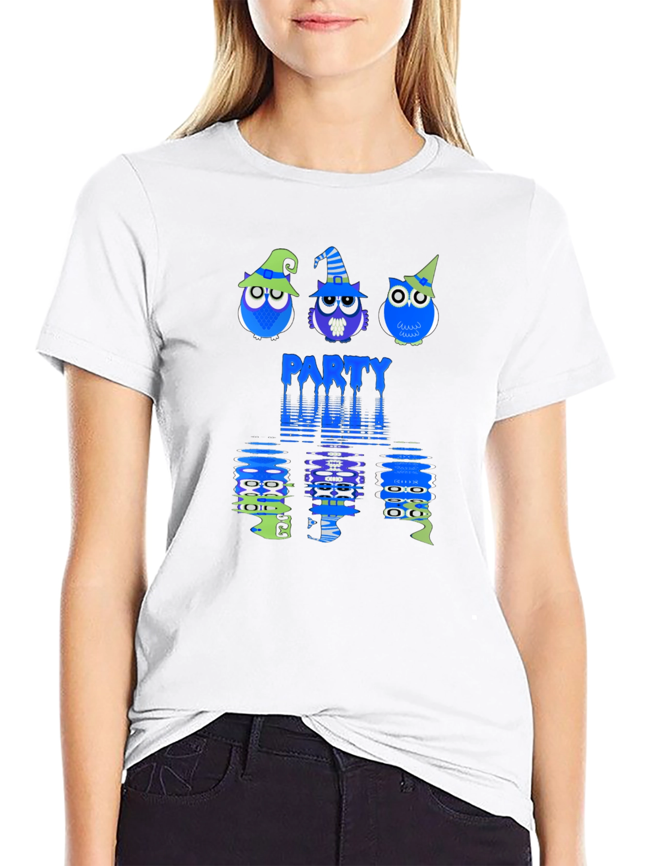 Owl Party T-Shirt: Fun Festive Tee