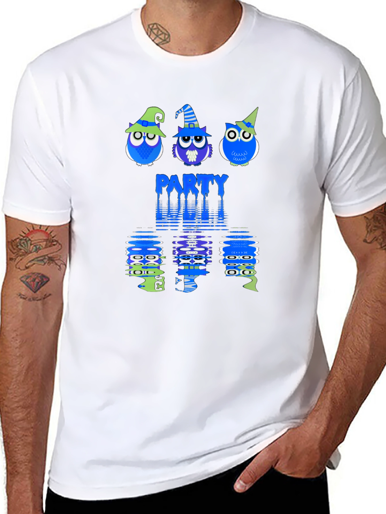 Owl Party T-Shirt: Fun Festive Tee