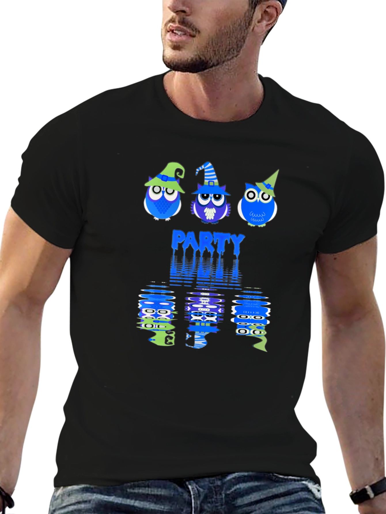 Owl Party T-Shirt: Fun Festive Tee