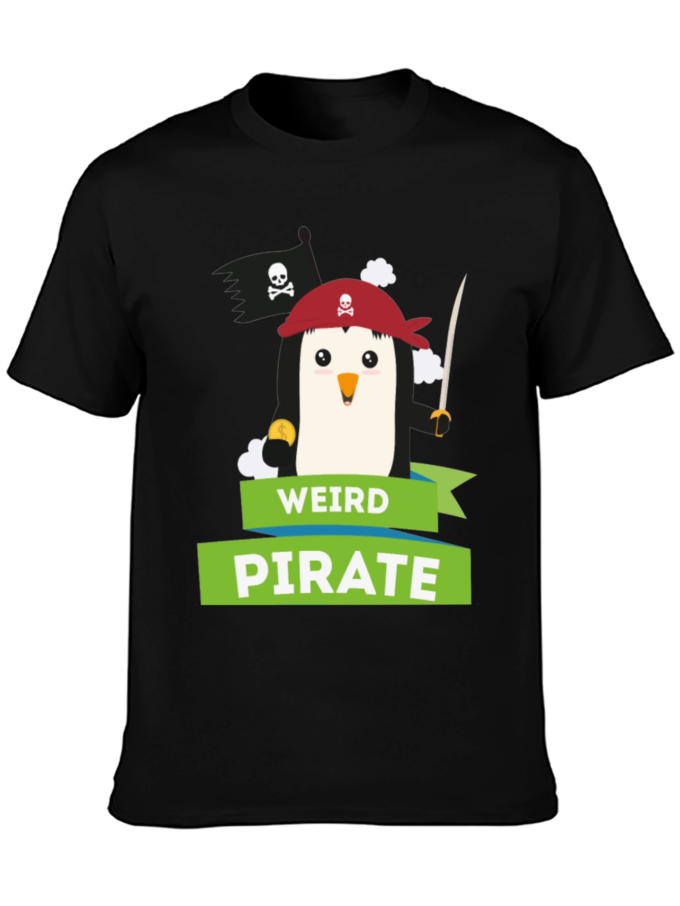 Weird Pirate Penguin T-Shirt
