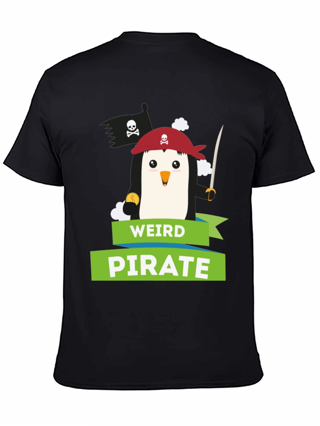 Weird Pirate Penguin T-Shirt