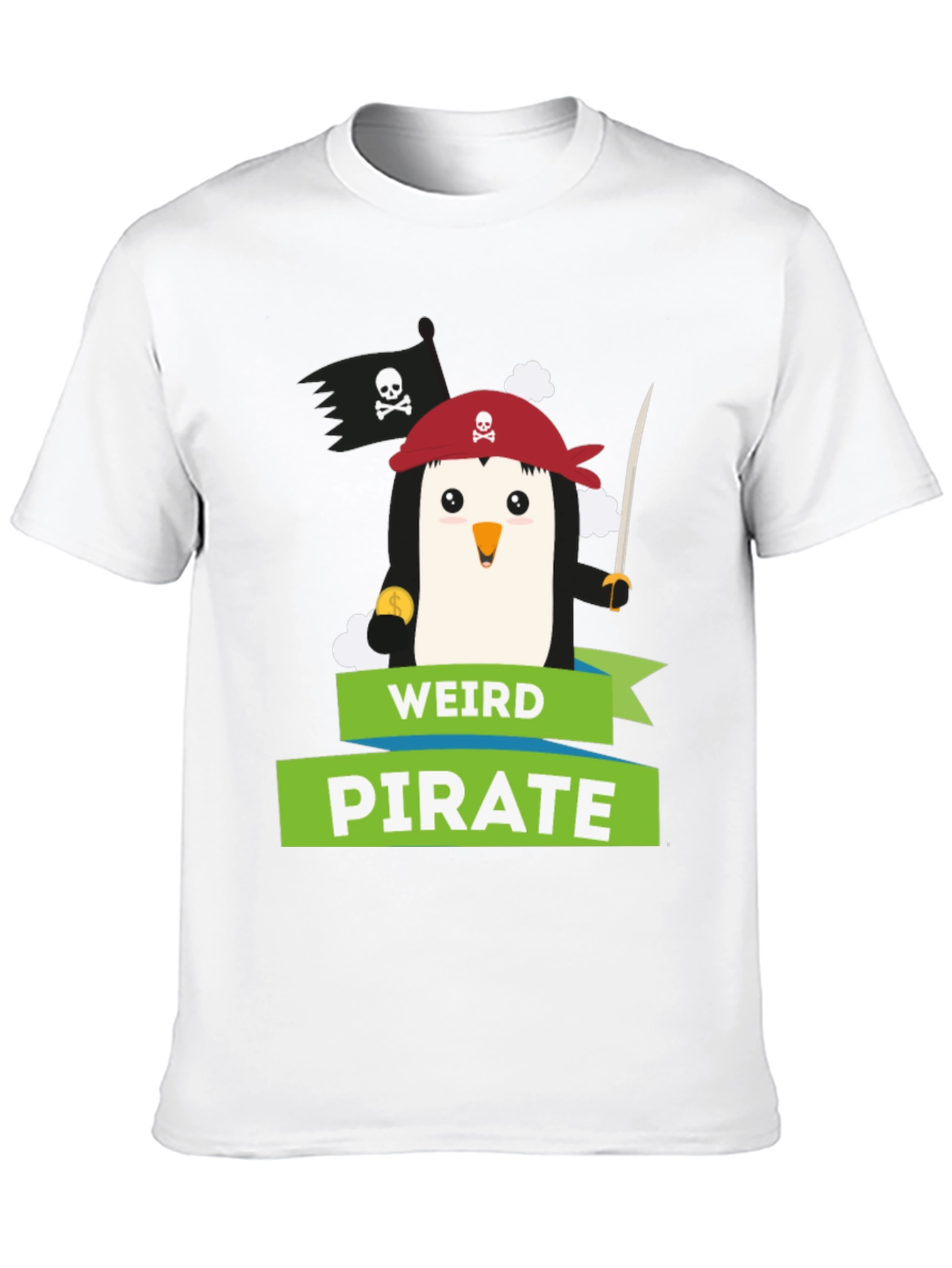 Weird Pirate Penguin T-Shirt