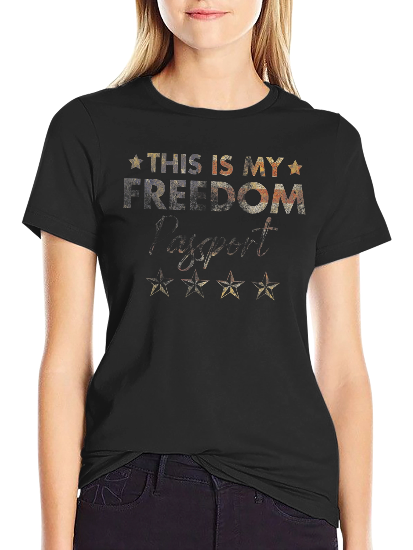 Freedom Passport Graphic T-Shirt