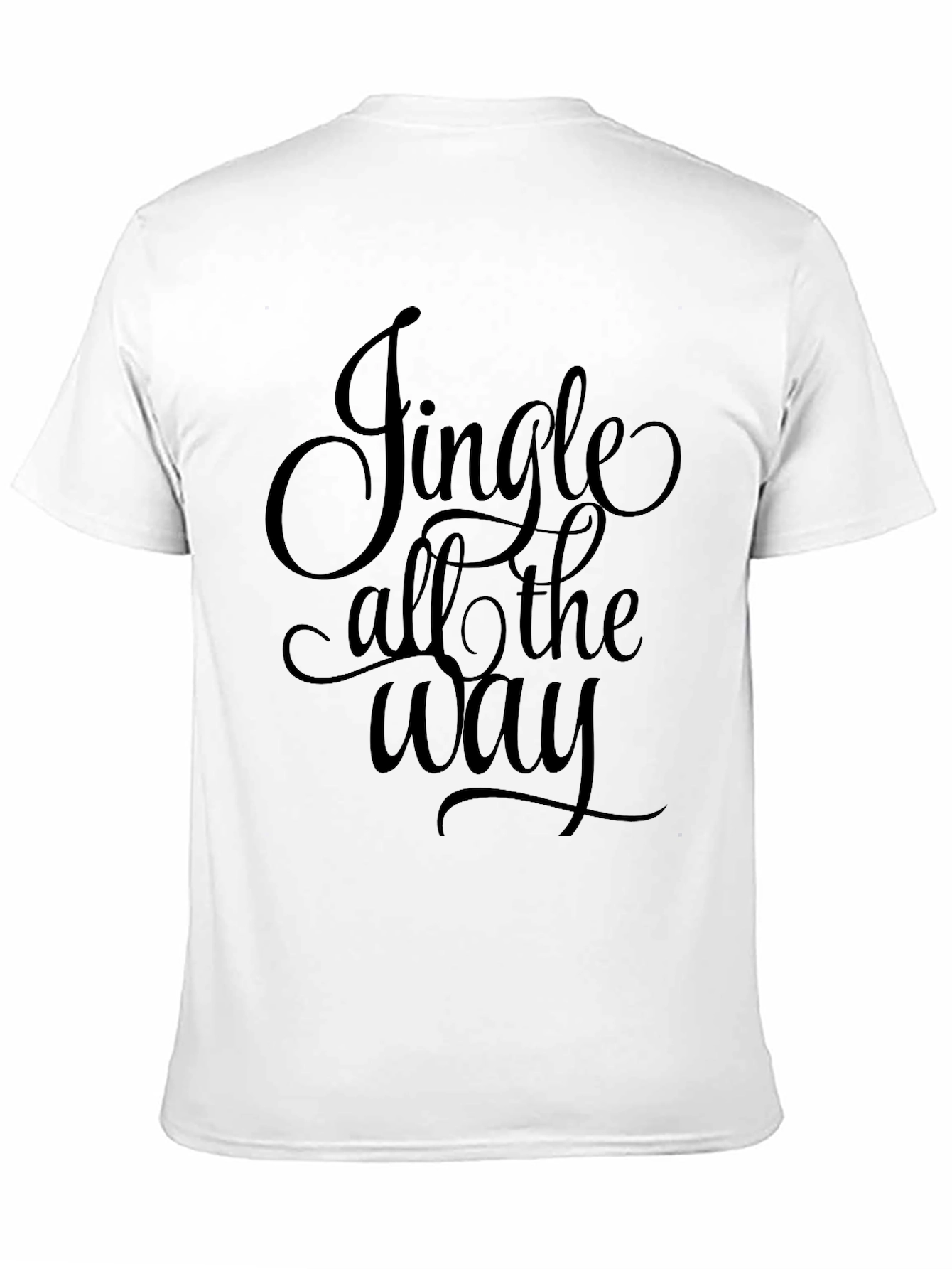 Jingle All the Way Black T-Shirt