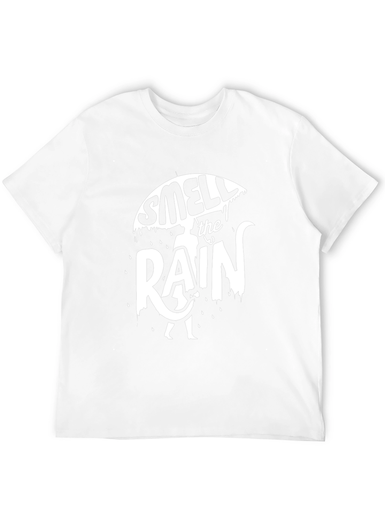 Smell the Rain Black Graphic Tee