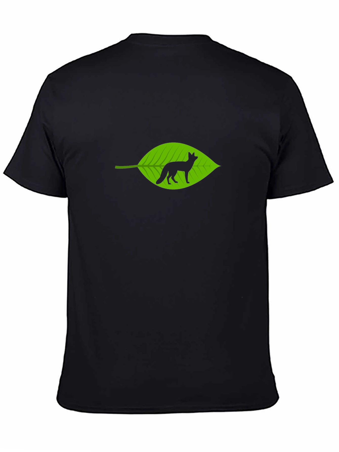 Fox in Leaf Graphic T-Shirt