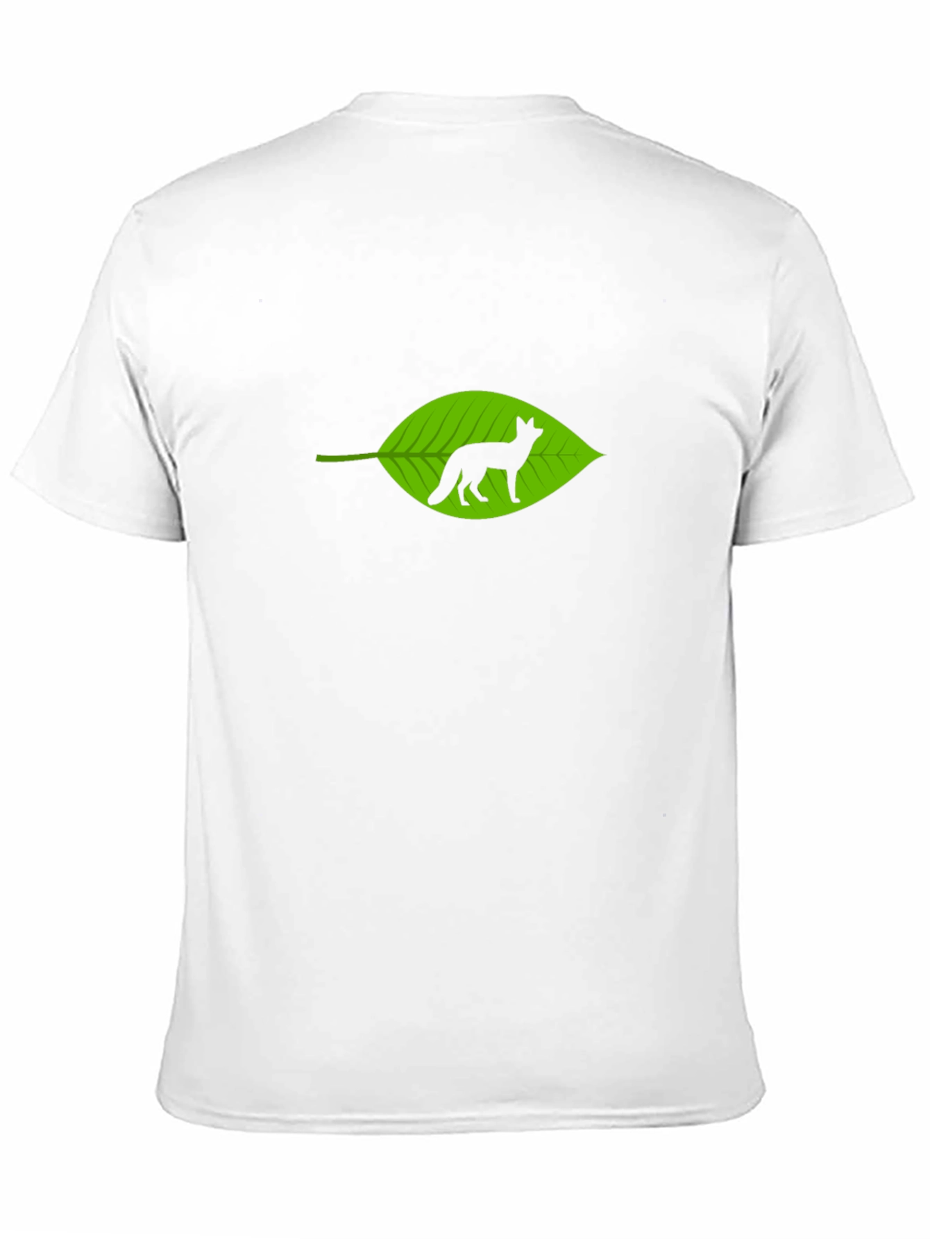 Fox in Leaf Graphic T-Shirt