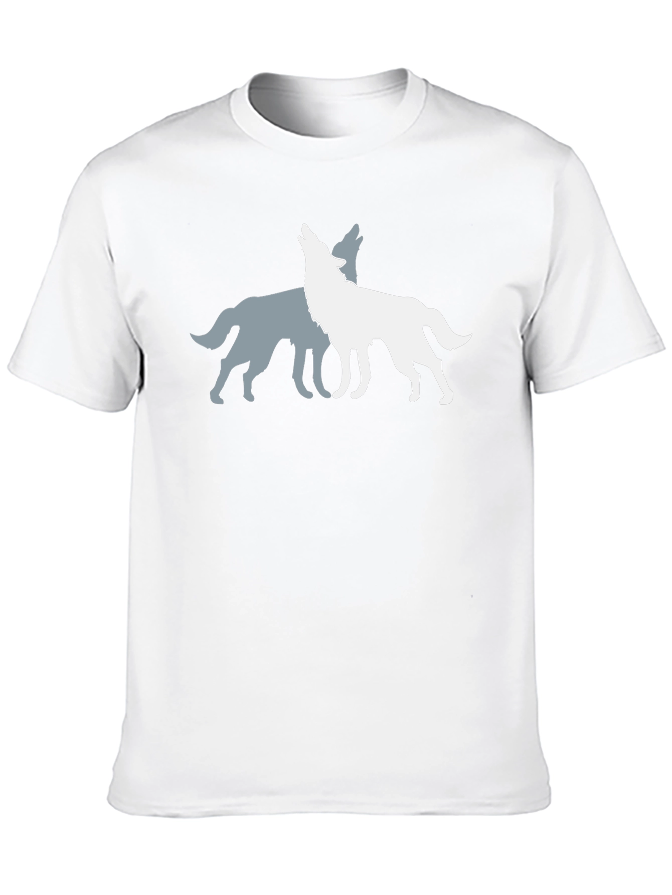Howling Wolves Graphic Tee - Black