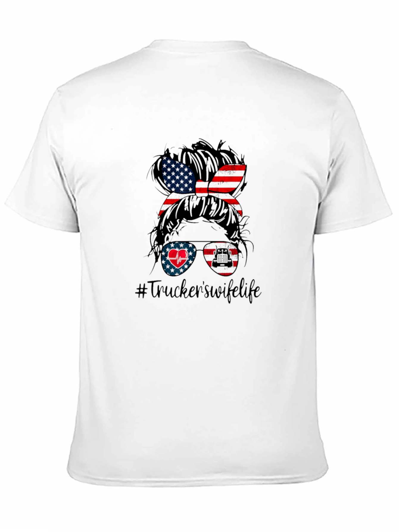 Truckers Wife Life Graphic Tee