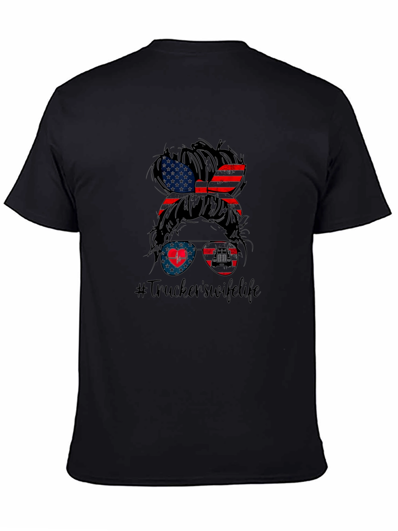 Truckers Wife Life Graphic Tee
