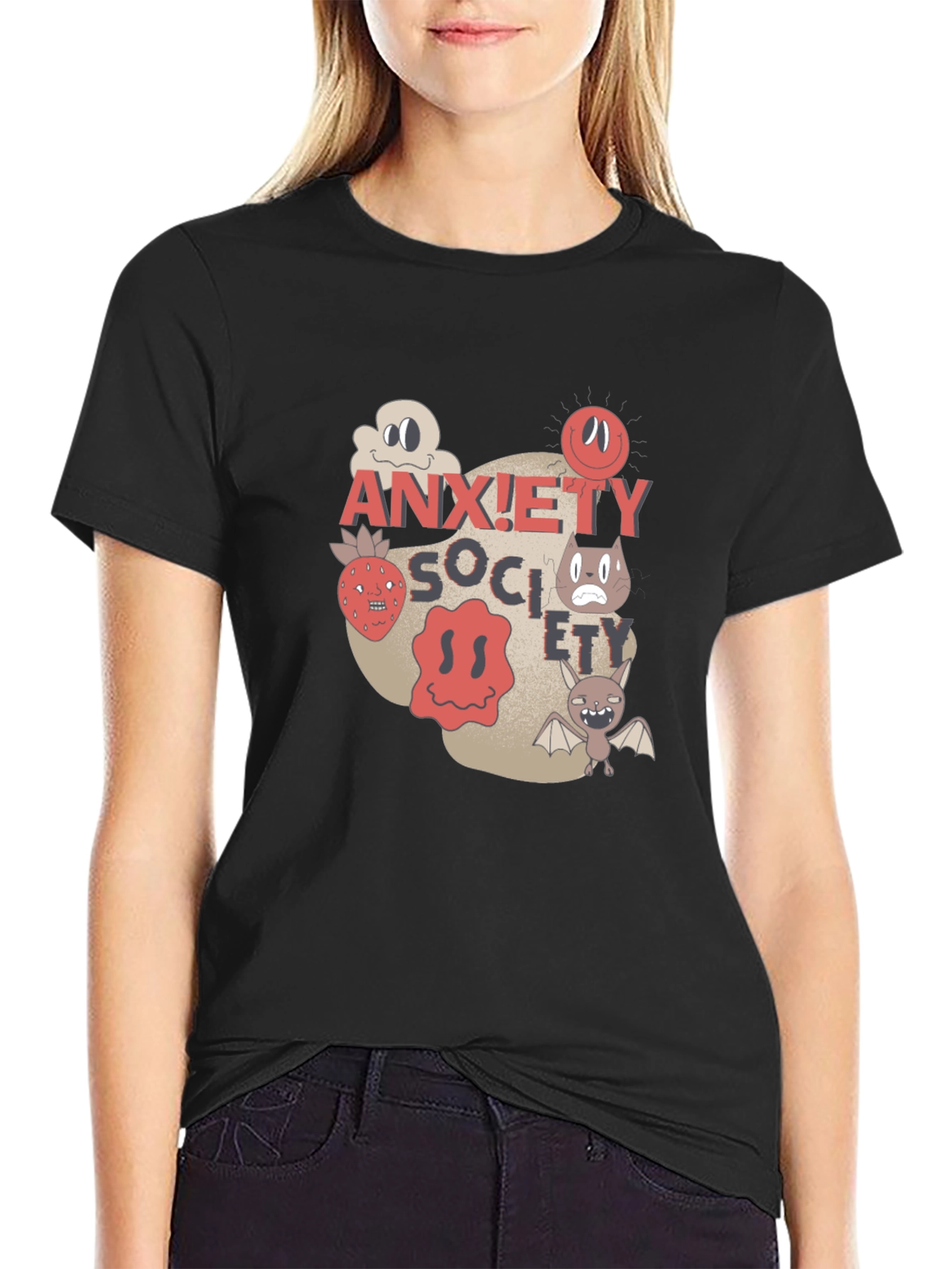 Anxiety Society Graphic Tee