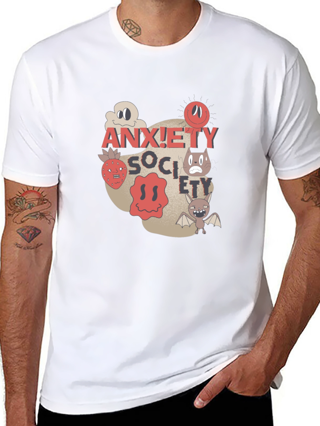 Anxiety Society Graphic Tee