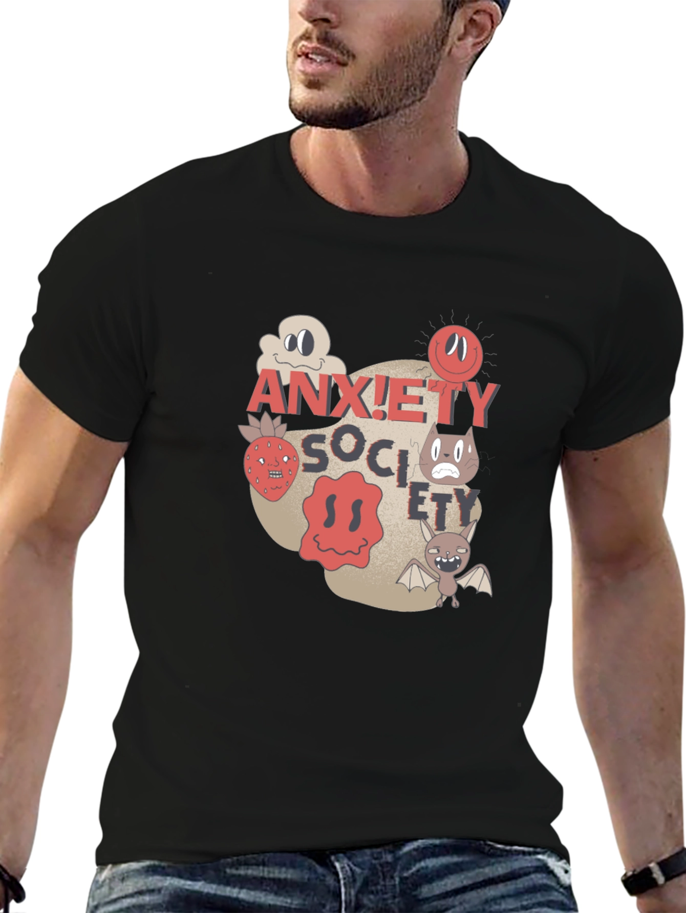 Anxiety Society Graphic Tee