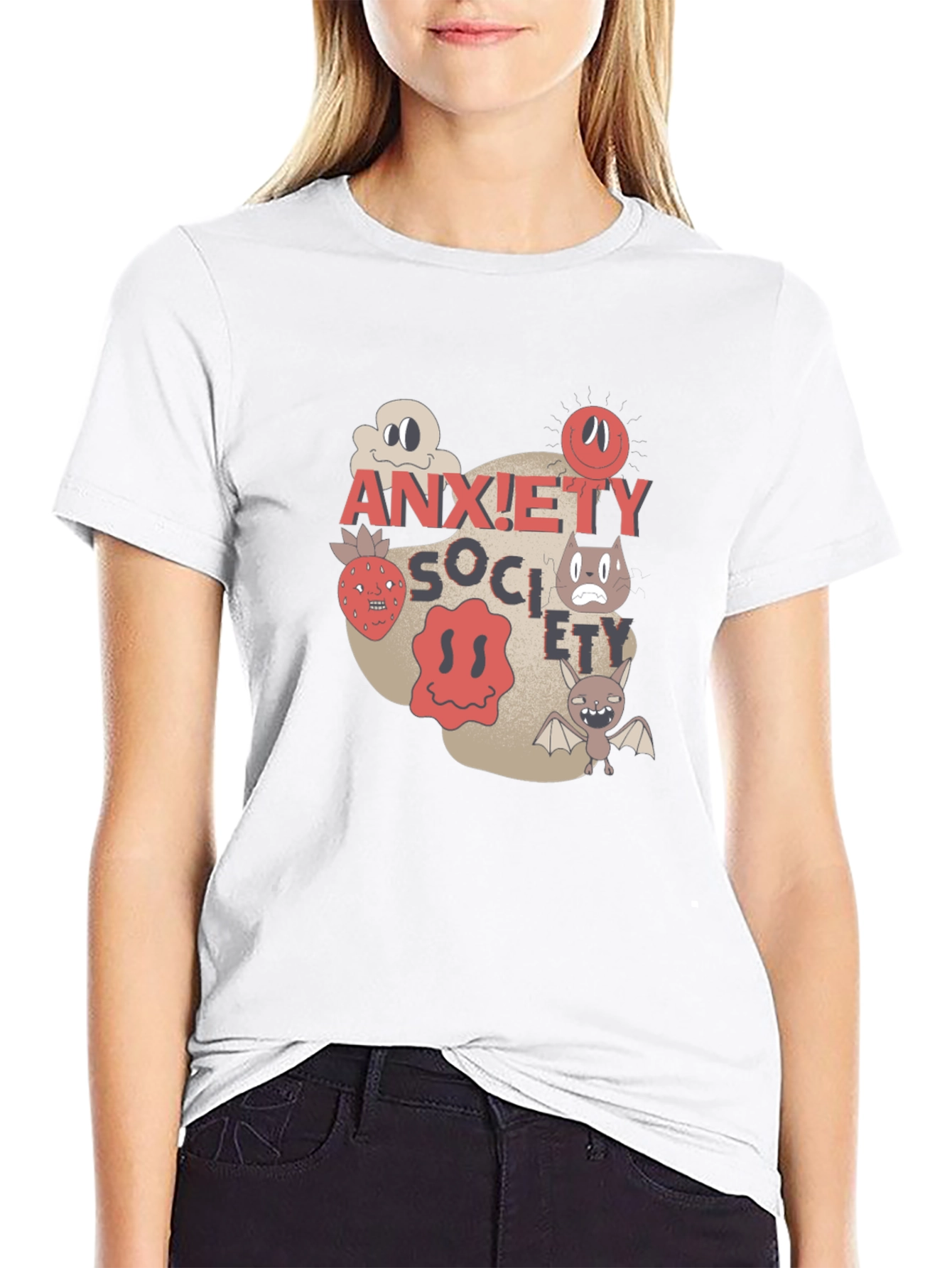 Anxiety Society Graphic Tee