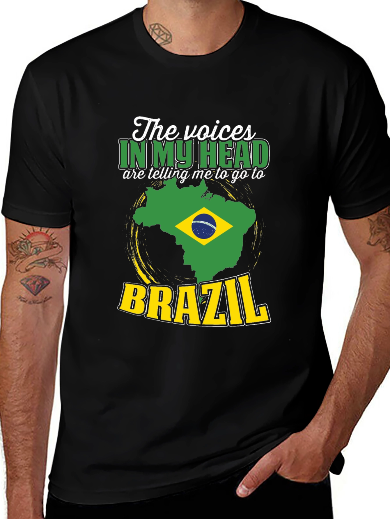 Brazil Calling Mens T-Shirt