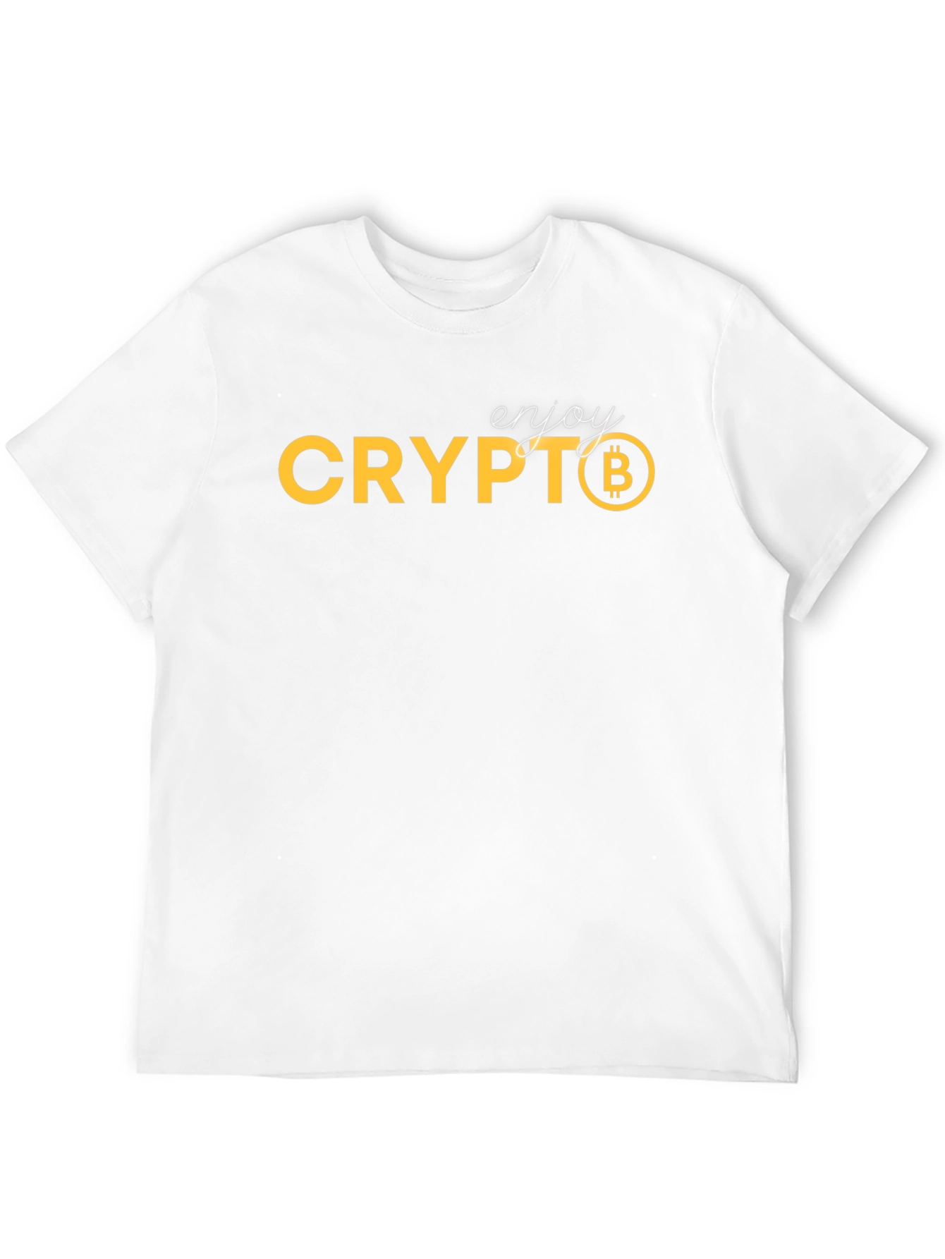 Enjoy Crypto Bitcoin Graphic Tee - Black