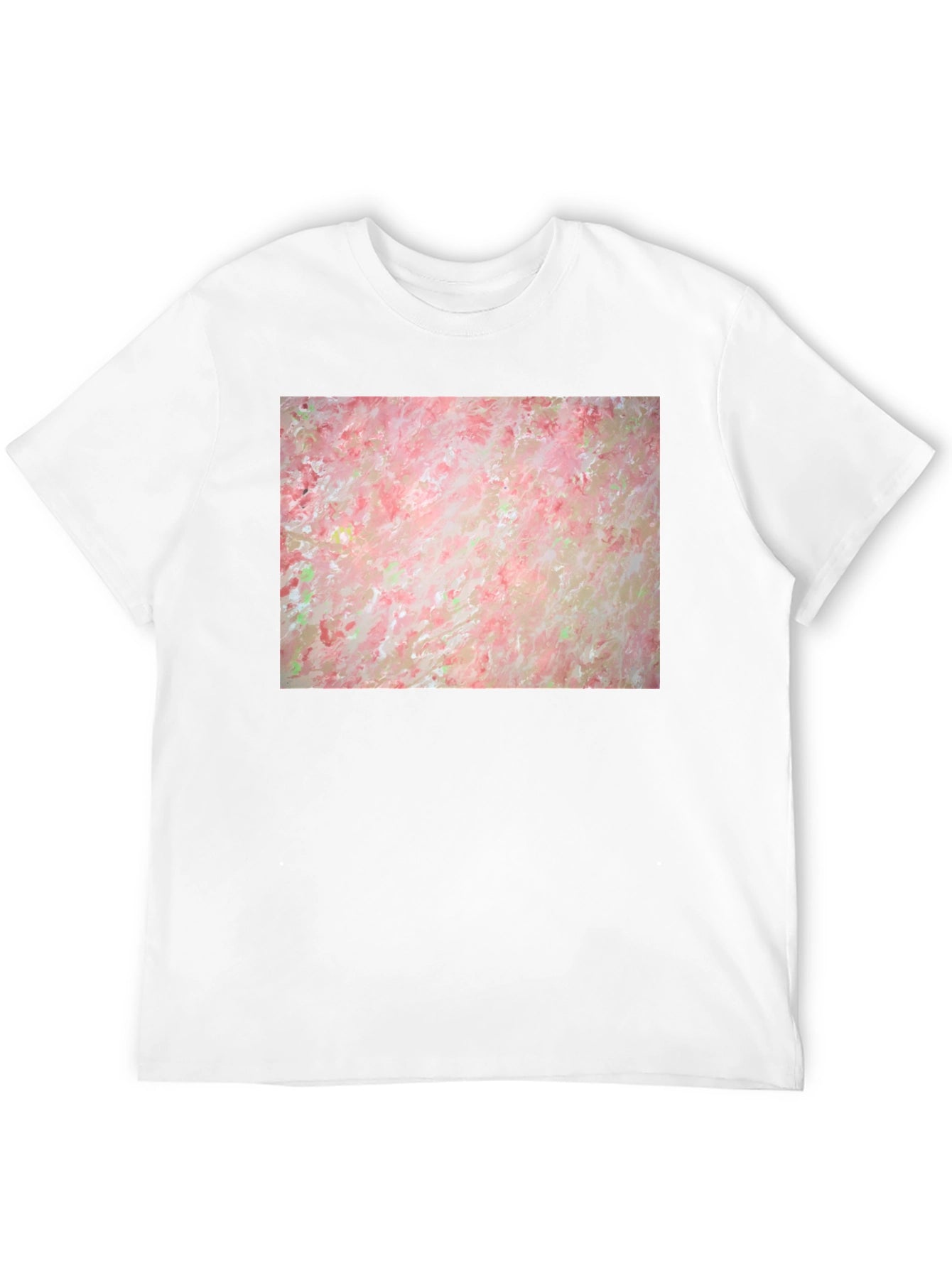 Abstract Floral T-Shirt - Artsy Black Tee