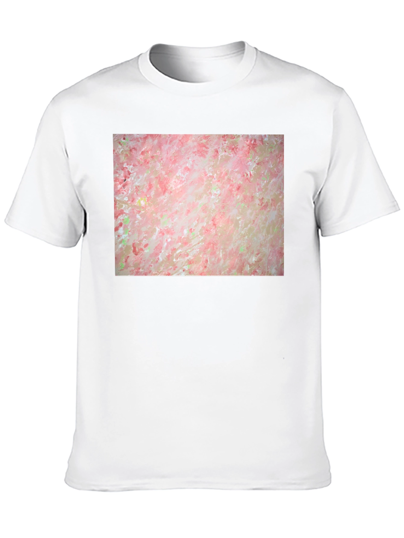 Abstract Floral T-Shirt - Artsy Black Tee