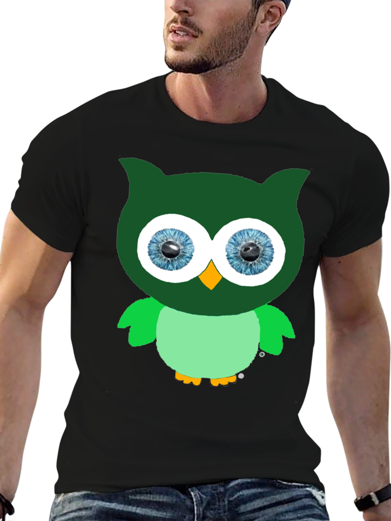 Owl Graphic Tee - Unique Design Soft Cotton Blend