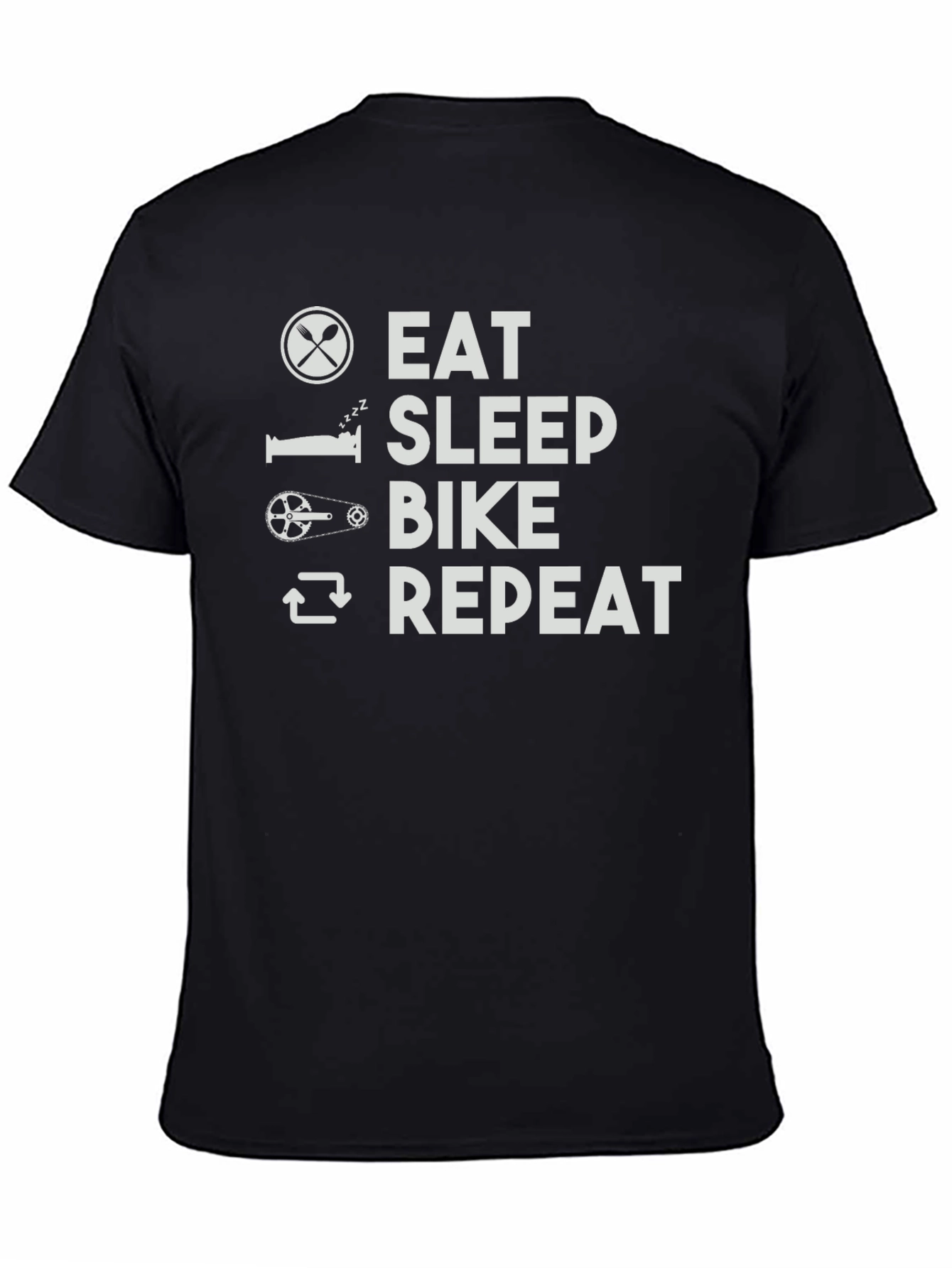 Eat Sleep Bike Repeat Graphic T-Shirt
