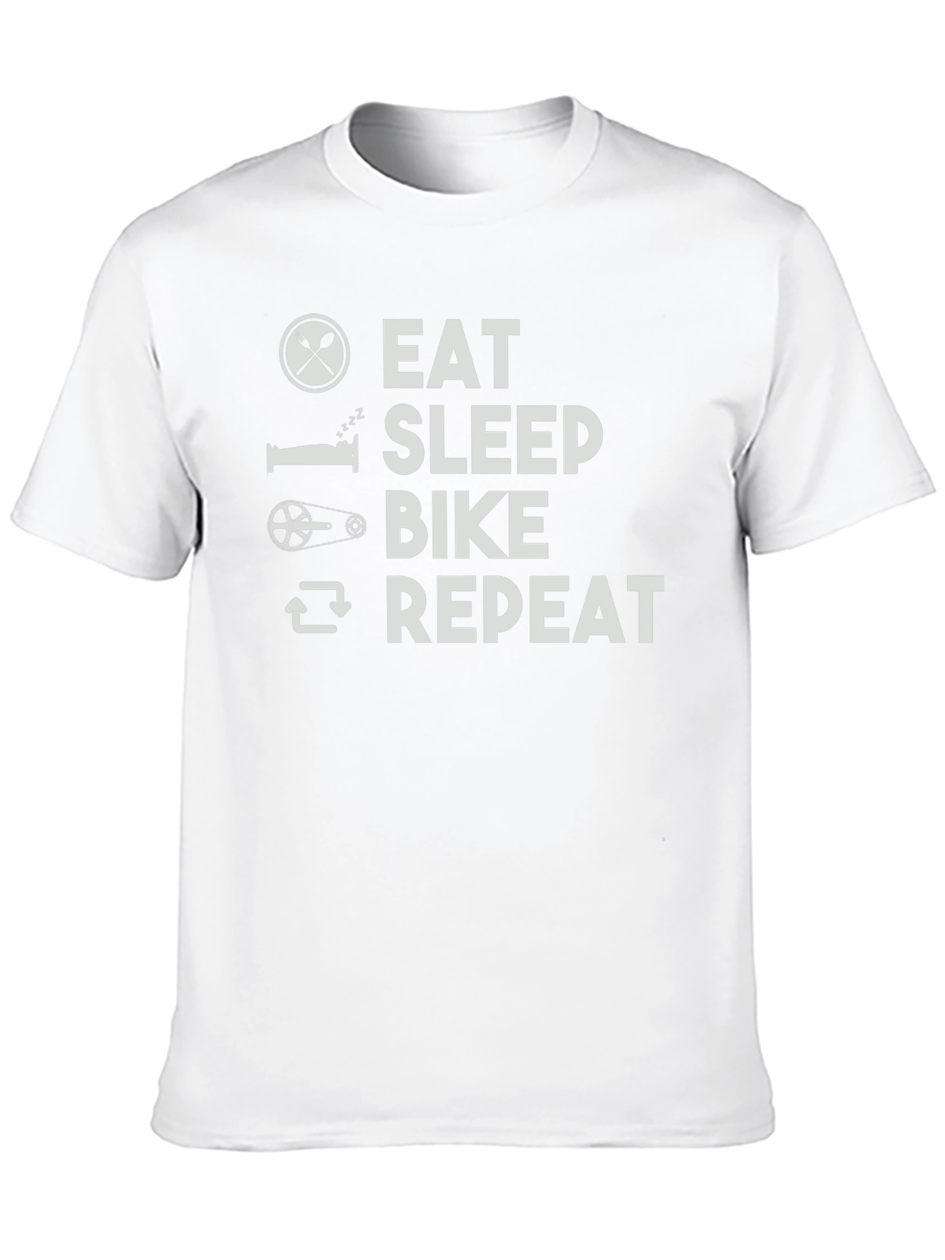 Eat Sleep Bike Repeat Graphic T-Shirt