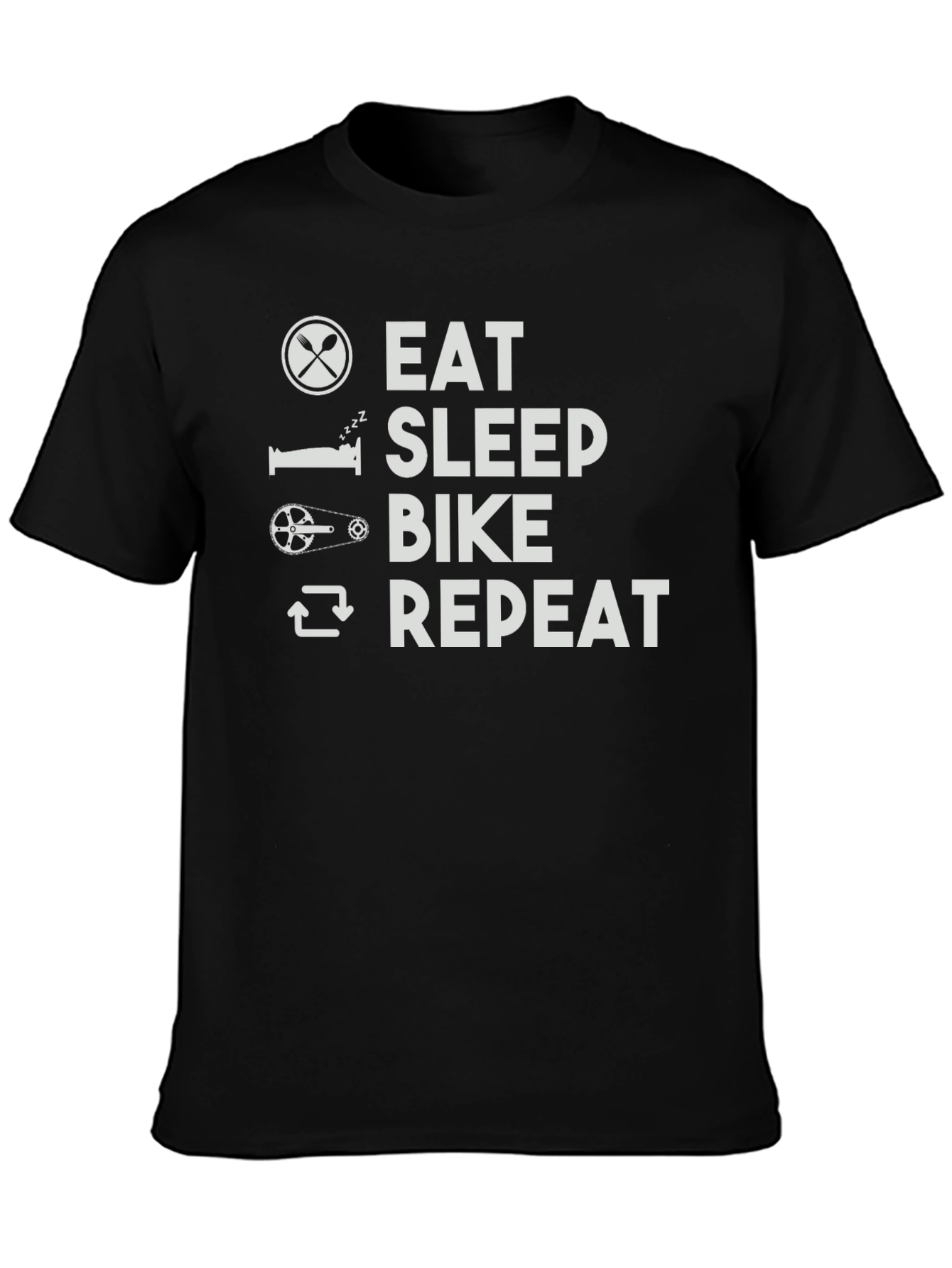 Eat Sleep Bike Repeat Graphic T-Shirt