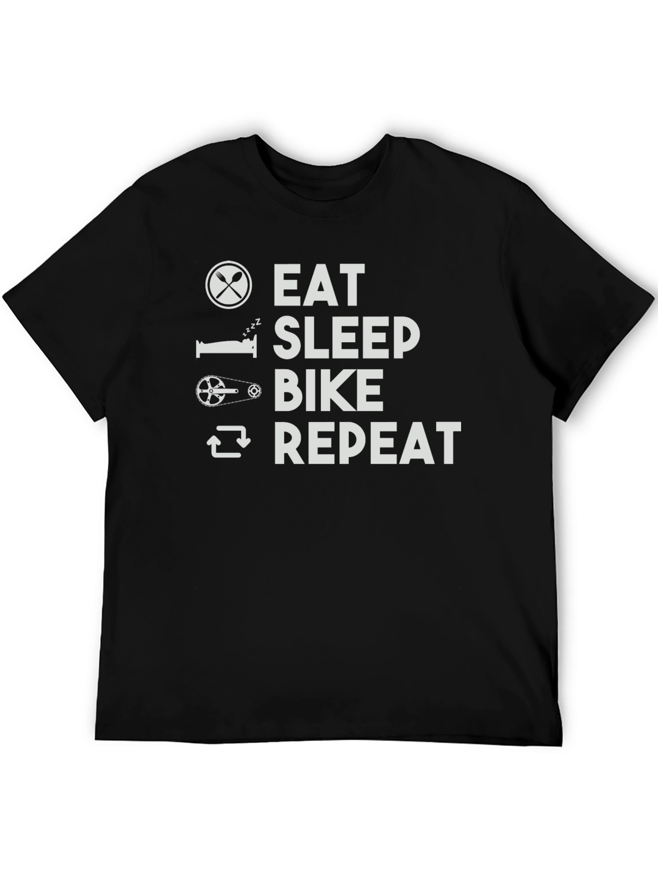 Eat Sleep Bike Repeat Graphic T-Shirt