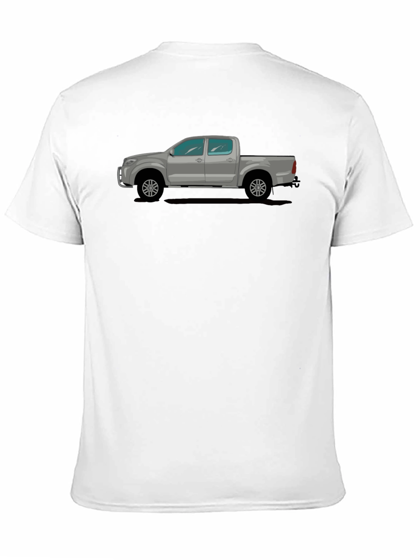 Truck Graphic Tee - Black Crew Neck T-Shirt