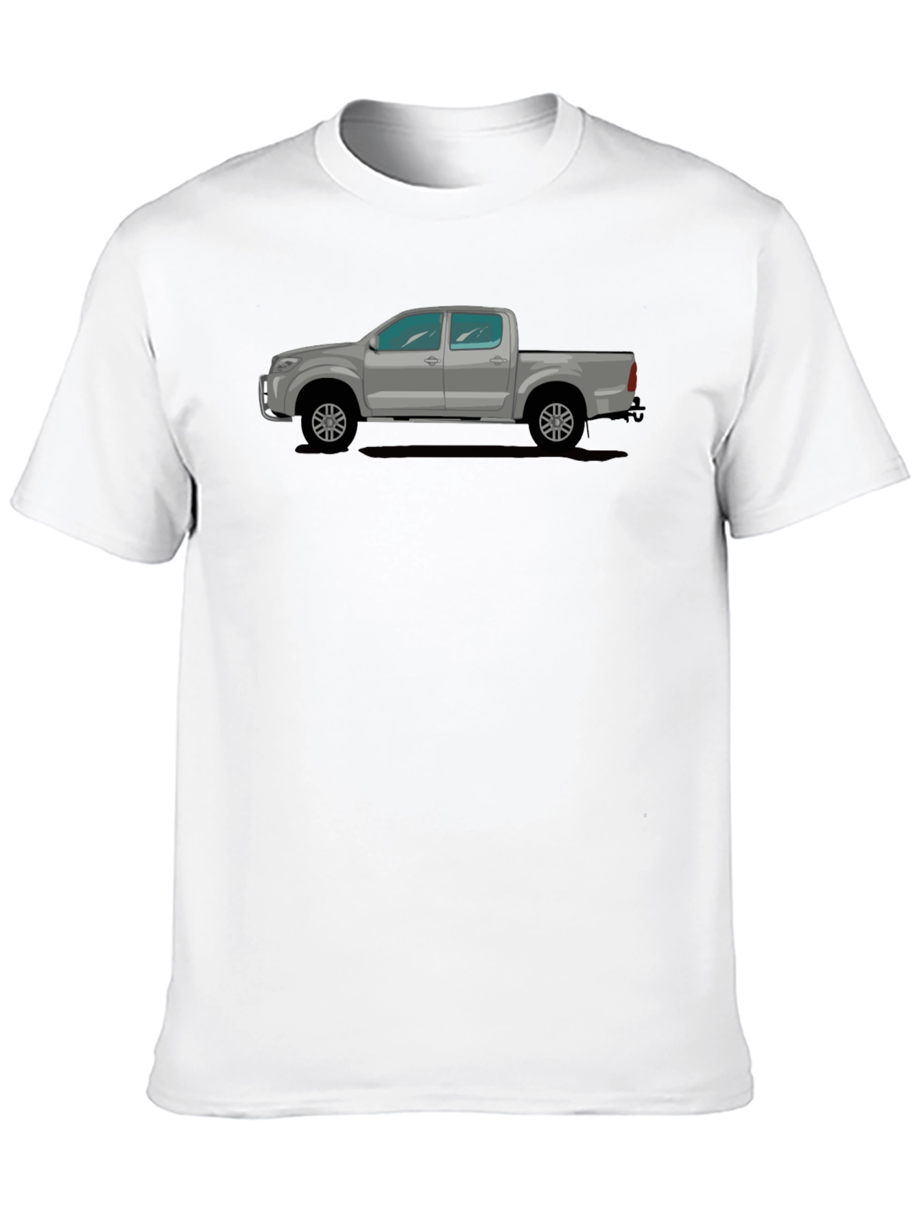 Truck Graphic Tee - Black Crew Neck T-Shirt